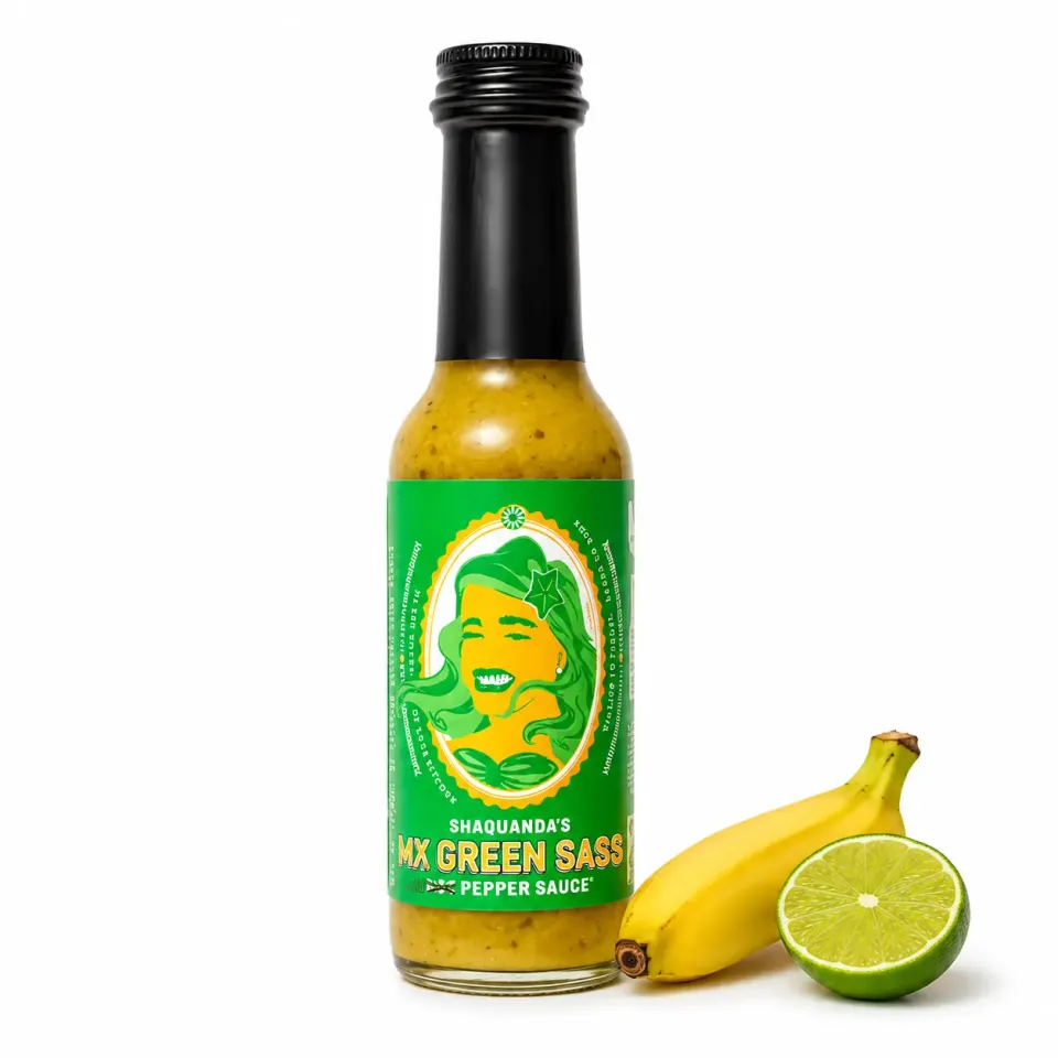 shaquanda-s-mx-green-sass-sauce-verte-banane-citron-148-ml image 1