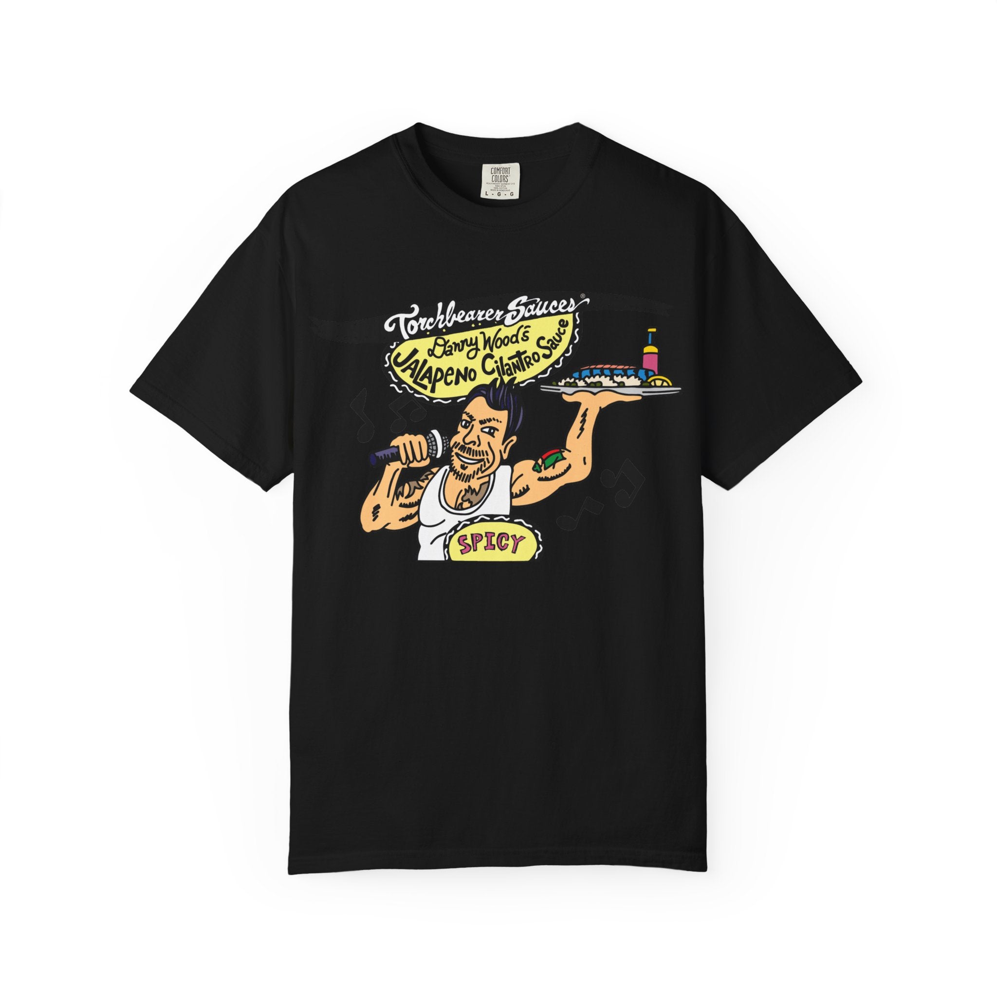 torchbearer-danny-wood-jalapeno-cilantro-t-shirt-noir-l image 4