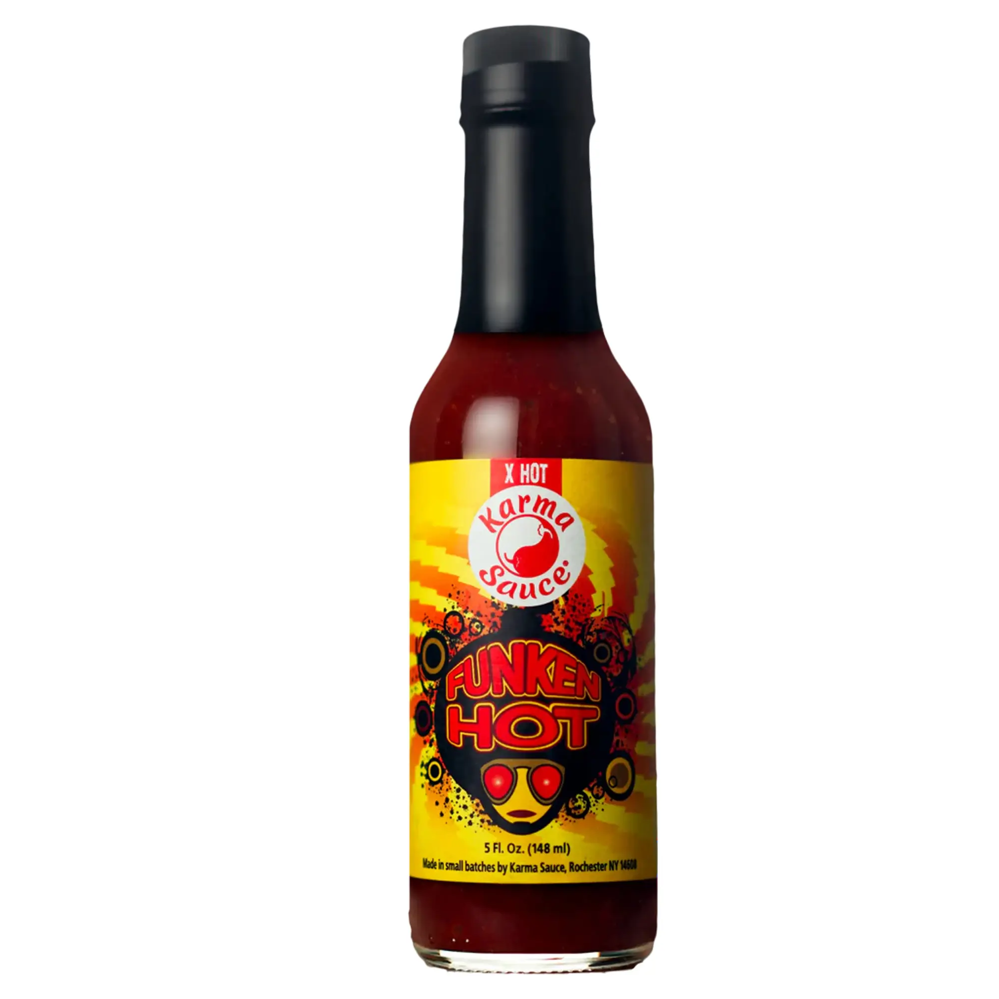 karma-funken-hot-sauce-148-ml-lime-ail-ghost-pepper image 1