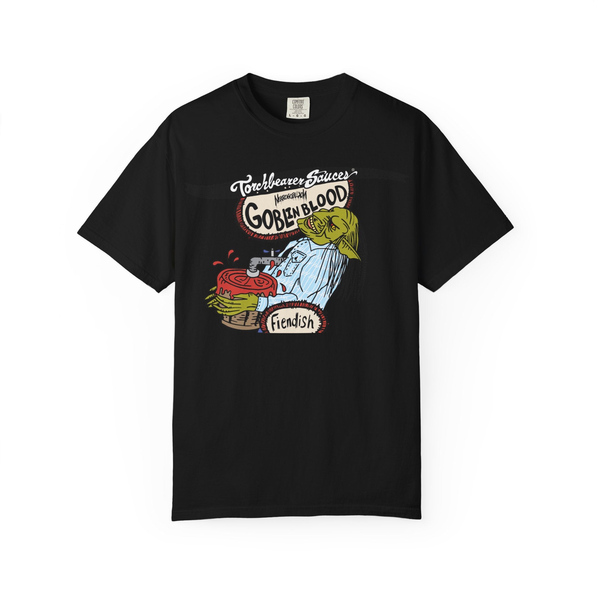 torchbearer-goblin-blood-t-shirt-coton-noir-taille-l image 5