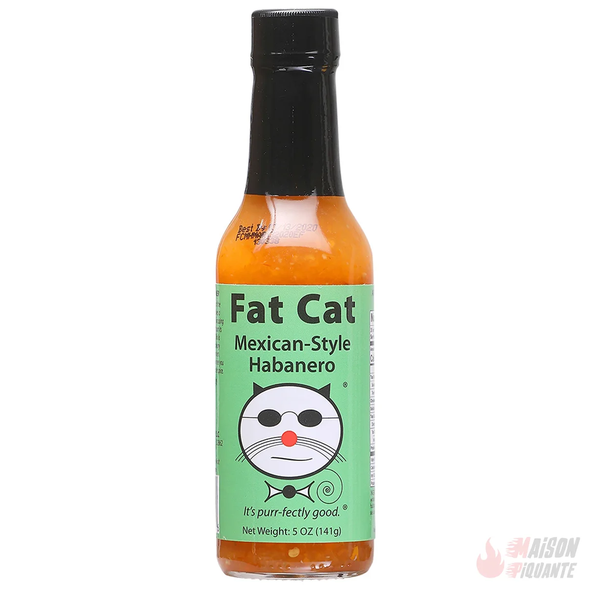 fat-cat-mexican-style-habanero-sauce-piquante-verte-148-ml image 1