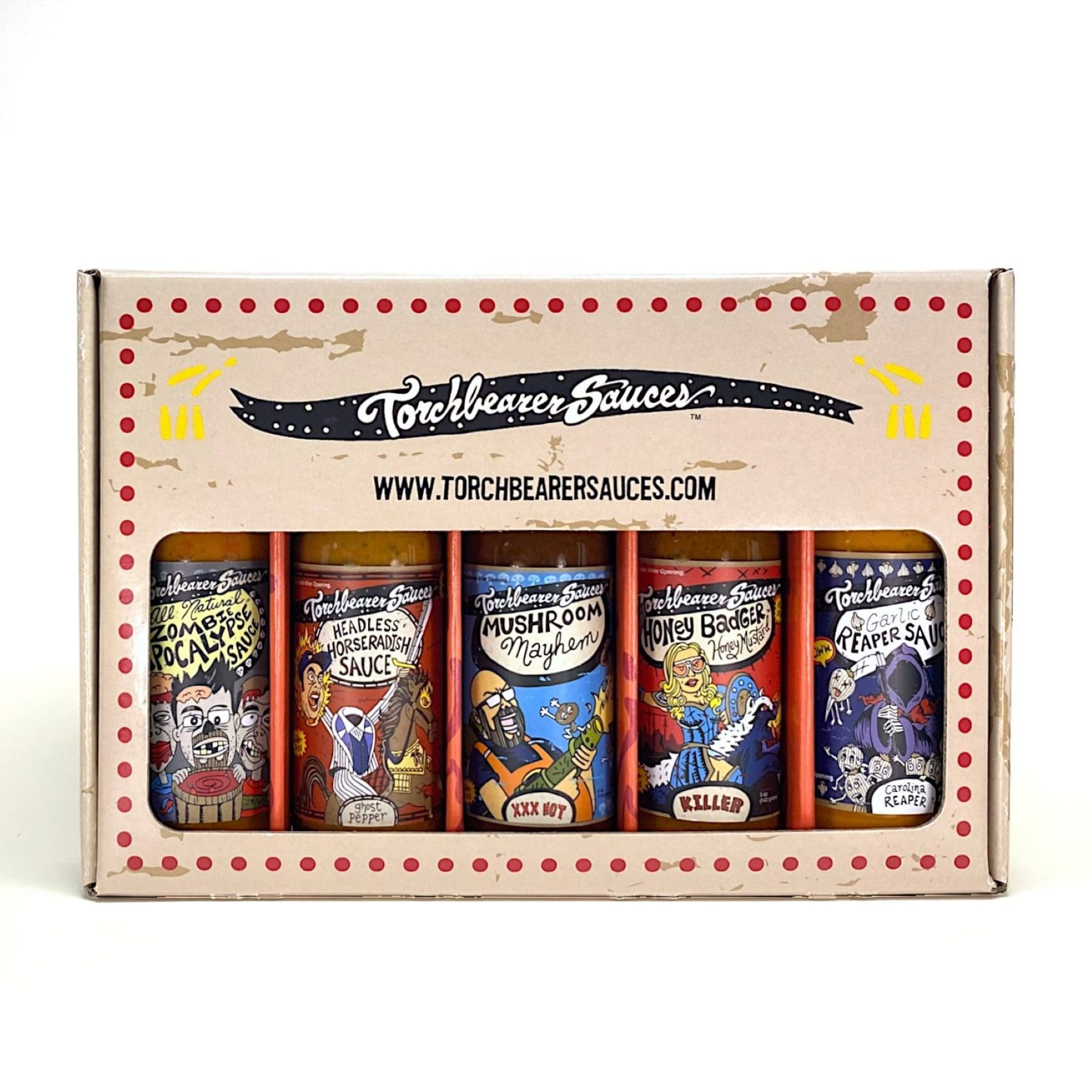 torchbearer-famous-5-pack-sauces-hot-ones-coffret-5 image 2