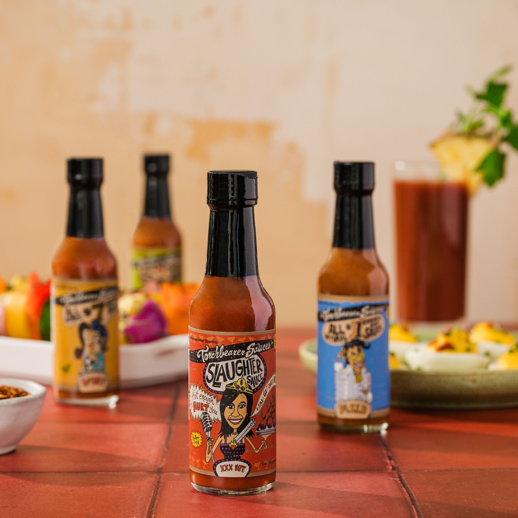 torchbearer-slaughter-sauce-piquante-habanero-fruit-5oz image 4
