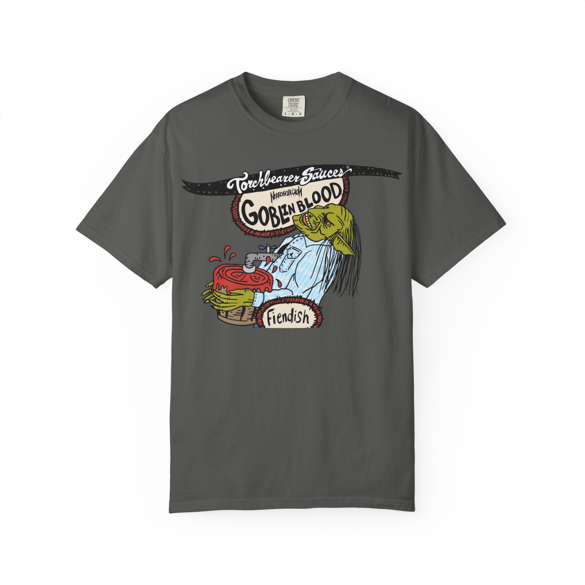 torchbearer-goblin-blood-t-shirt-coton-noir-taille-l image 4