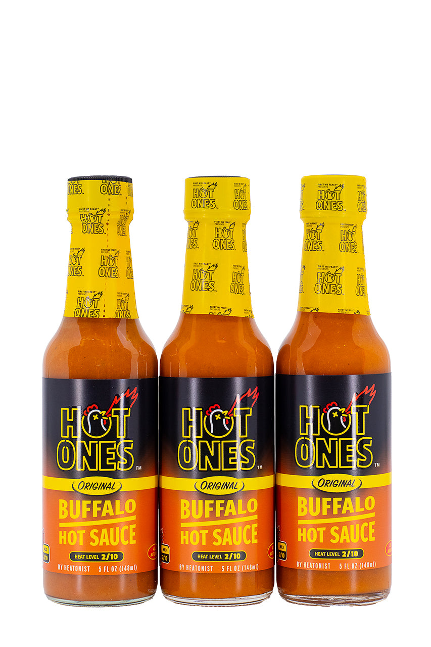 hot-ones-buffalo-sauce-piquante-poulet-lot-de-3-flacons-heatonist image 1