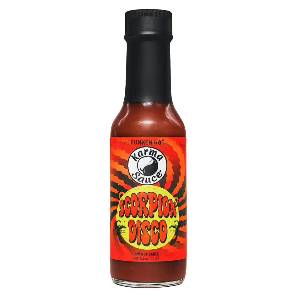 scorpion-disco-karma-sauce-piquante-4-piments-extr-mes-148ml image 1