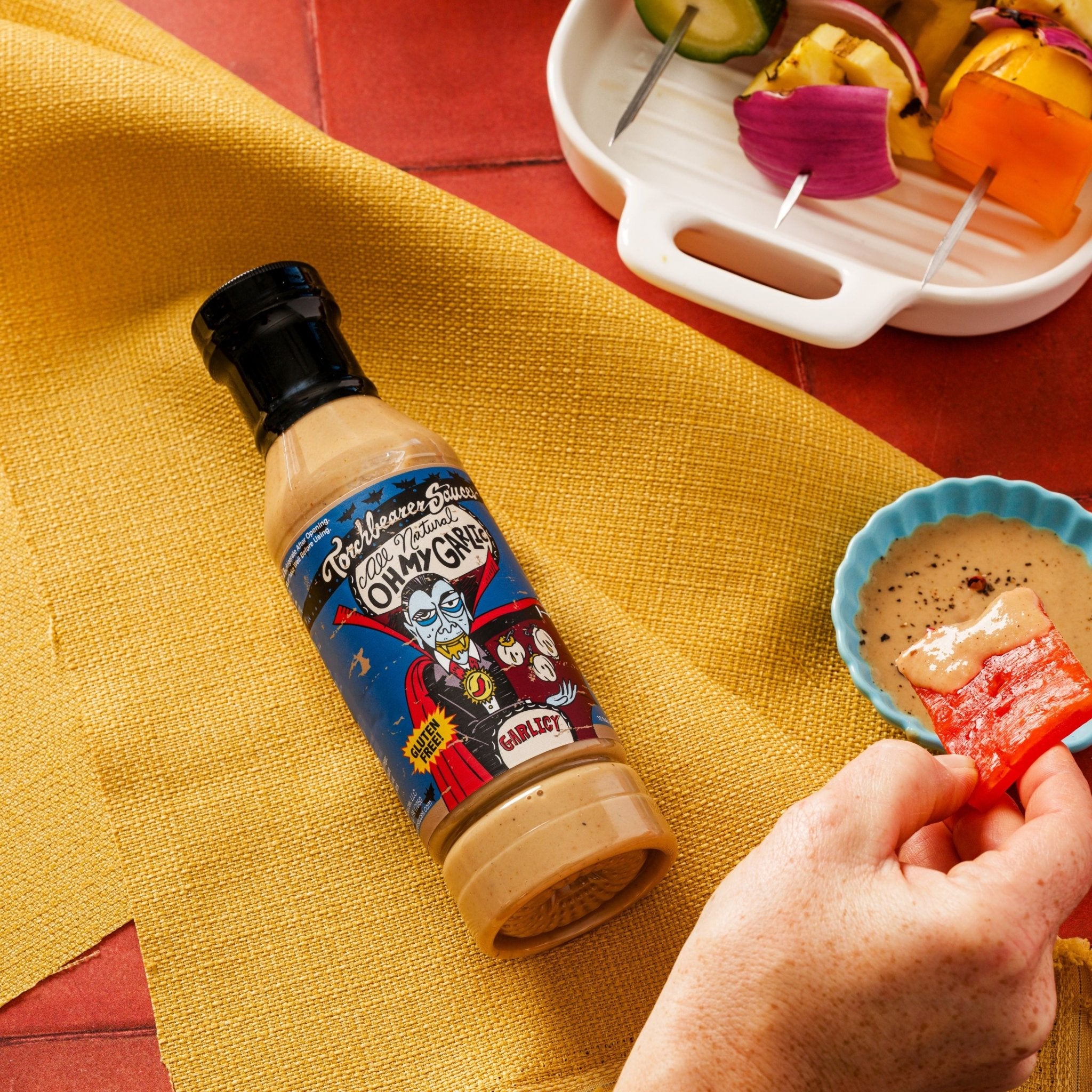 torchbearer-oh-my-garlic-sauce-ail-cr-meuse-a-oli-vegan-355ml image 3