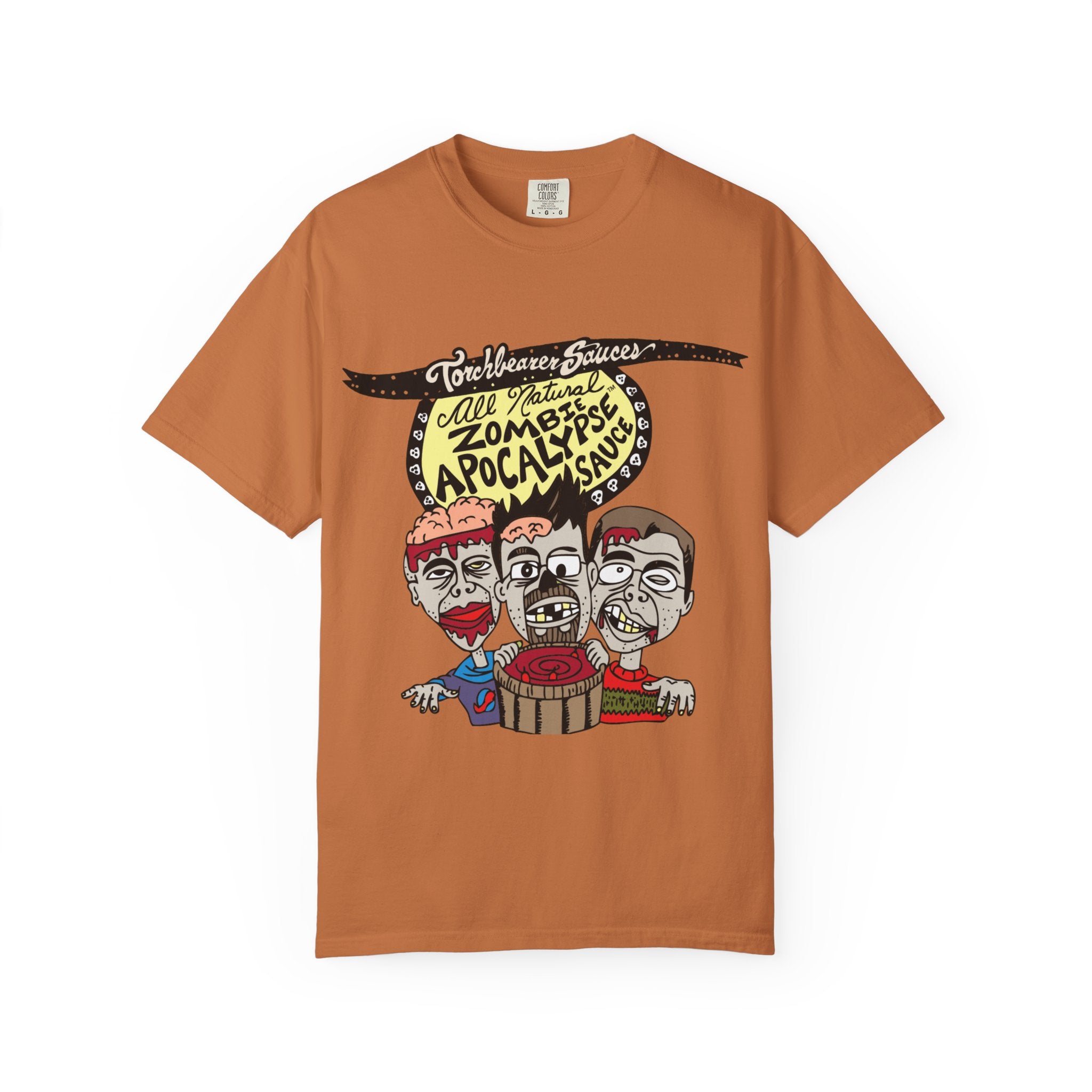 torchbearer-zombie-apocalypse-t-shirt-coton-rouge-unisexe image 5