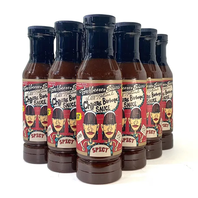 torchbearer-cases-of-twelve-chipotle-bbq-sauce-barbecue-lot-12 image 1