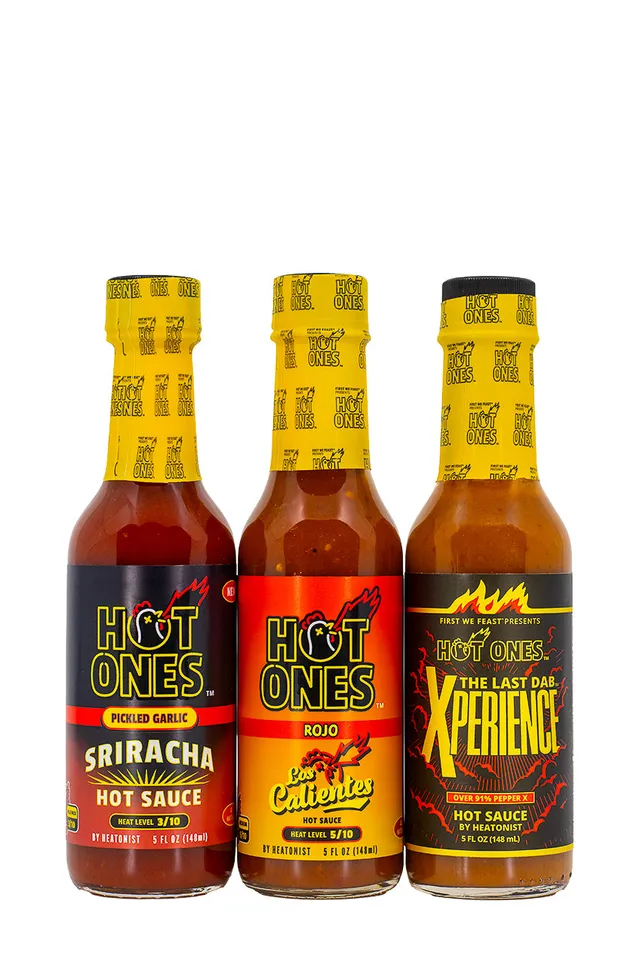 heatonist-hot-ones-trio-season-26-sauce-piquante-3-flacons-pepper-x image 1