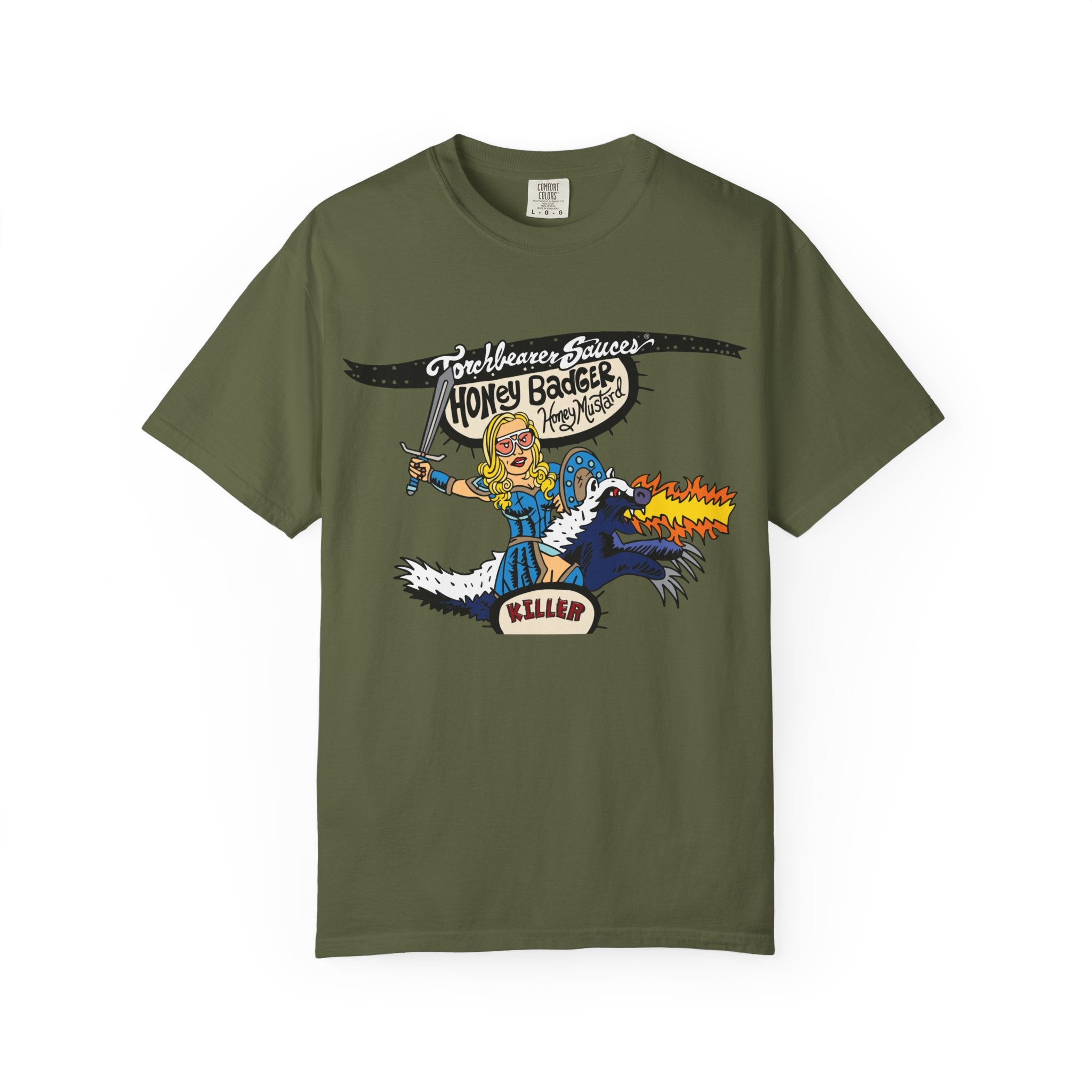 torchbearer-honey-badger-t-shirt-coton-unisexe-graphique image 7