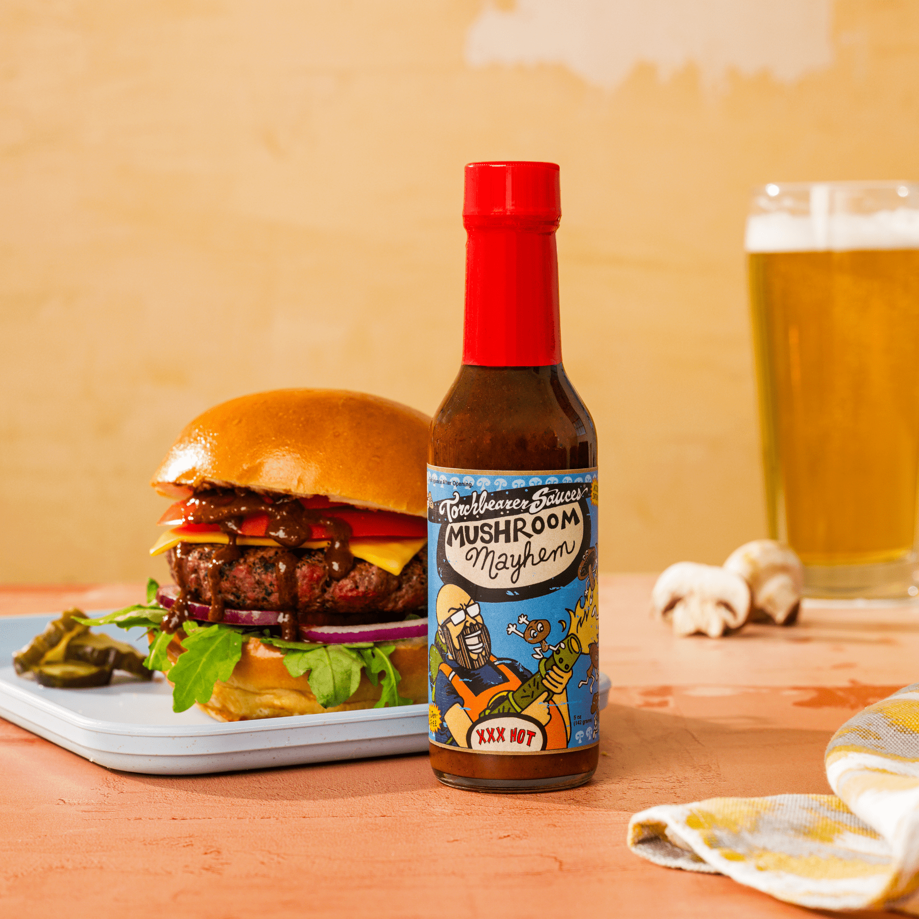 torchbearer-mushroom-mayhem-sauce-piquante-champignons-lot-de-12 image 3