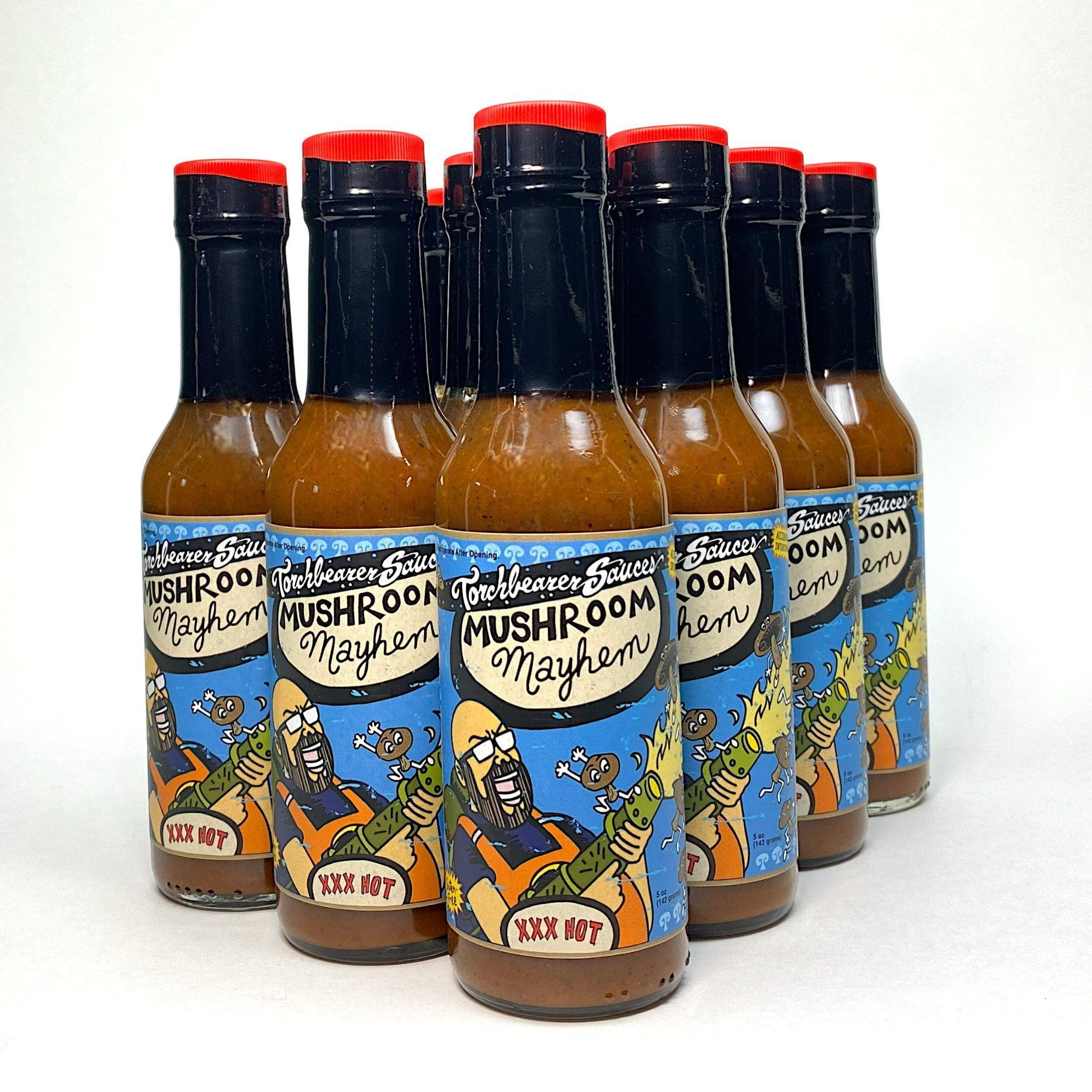 torchbearer-mushroom-mayhem-sauce-piquante-champignons-lot-de-12 image 1