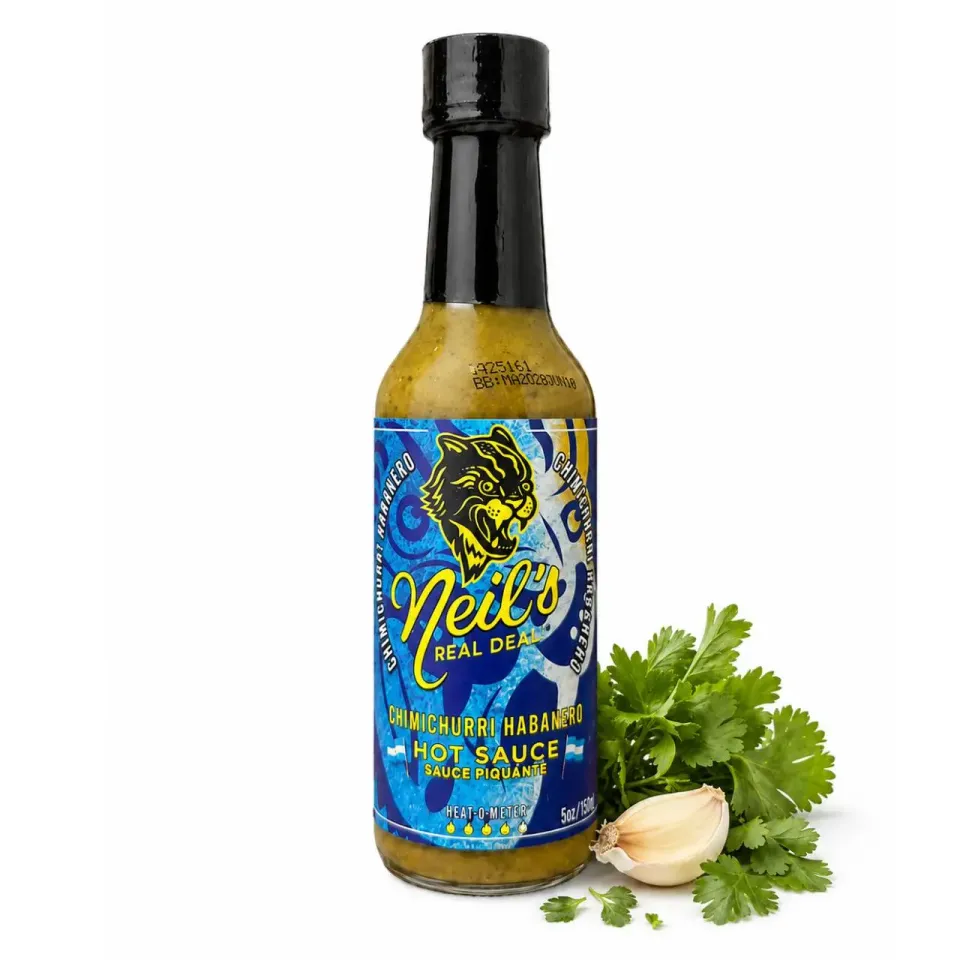 neil-s-real-deal-chimichurri-sauce-habanero-persil-48-000-shu image 1
