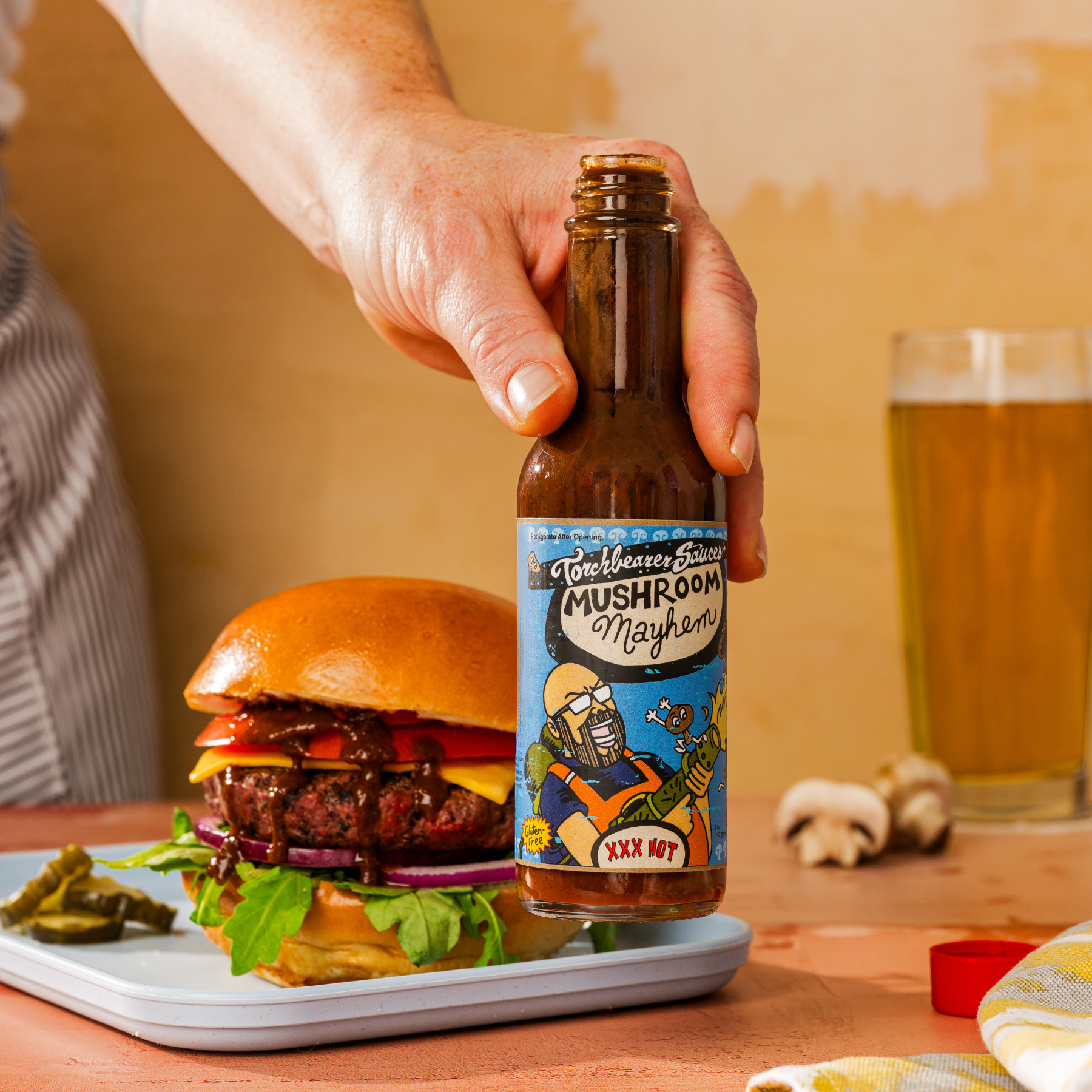 torchbearer-mushroom-mayhem-sauce-piquante-champignons-lot-de-12 image 4