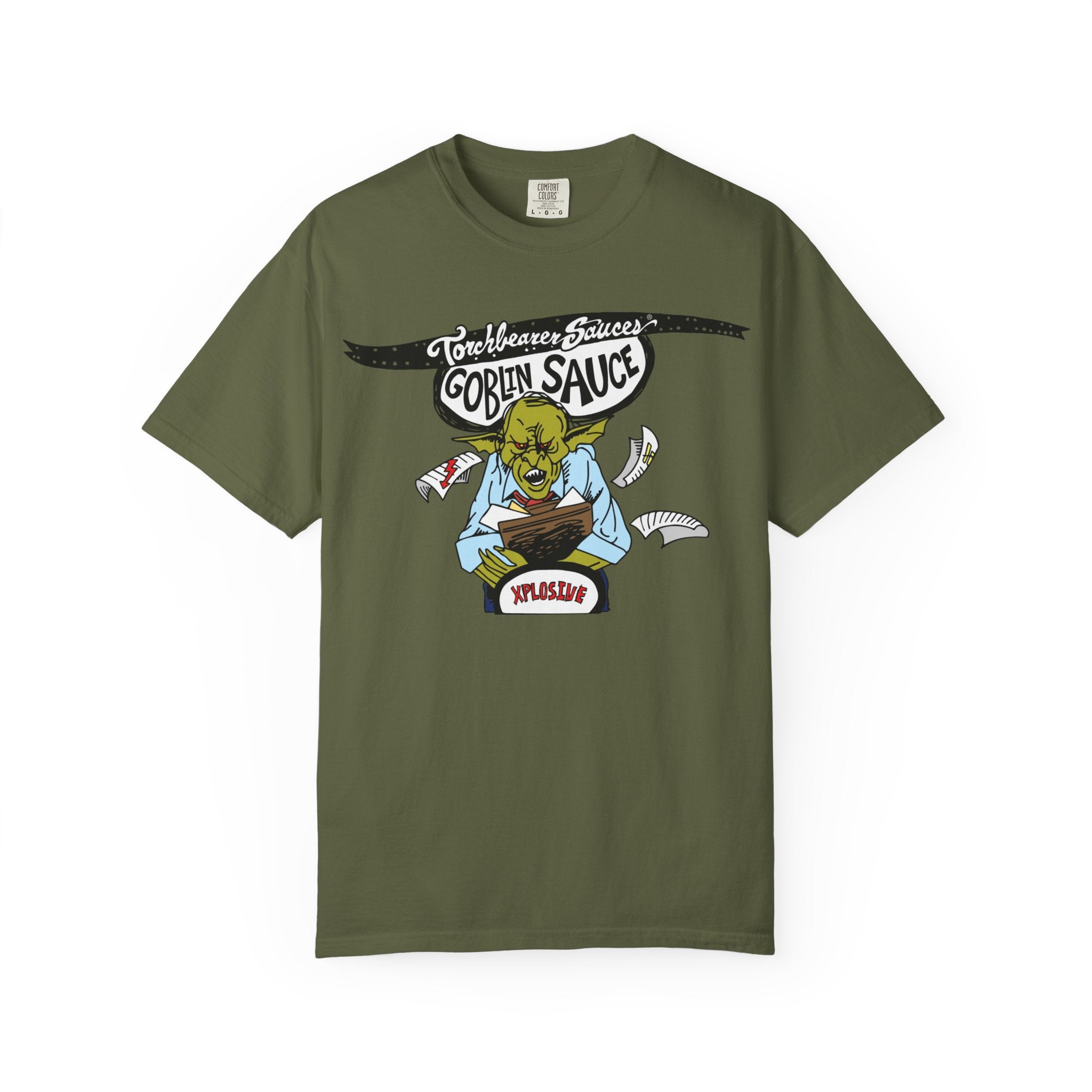 torchbearer-goblin-sauce-t-shirt-noir-coton-taille-l image 1