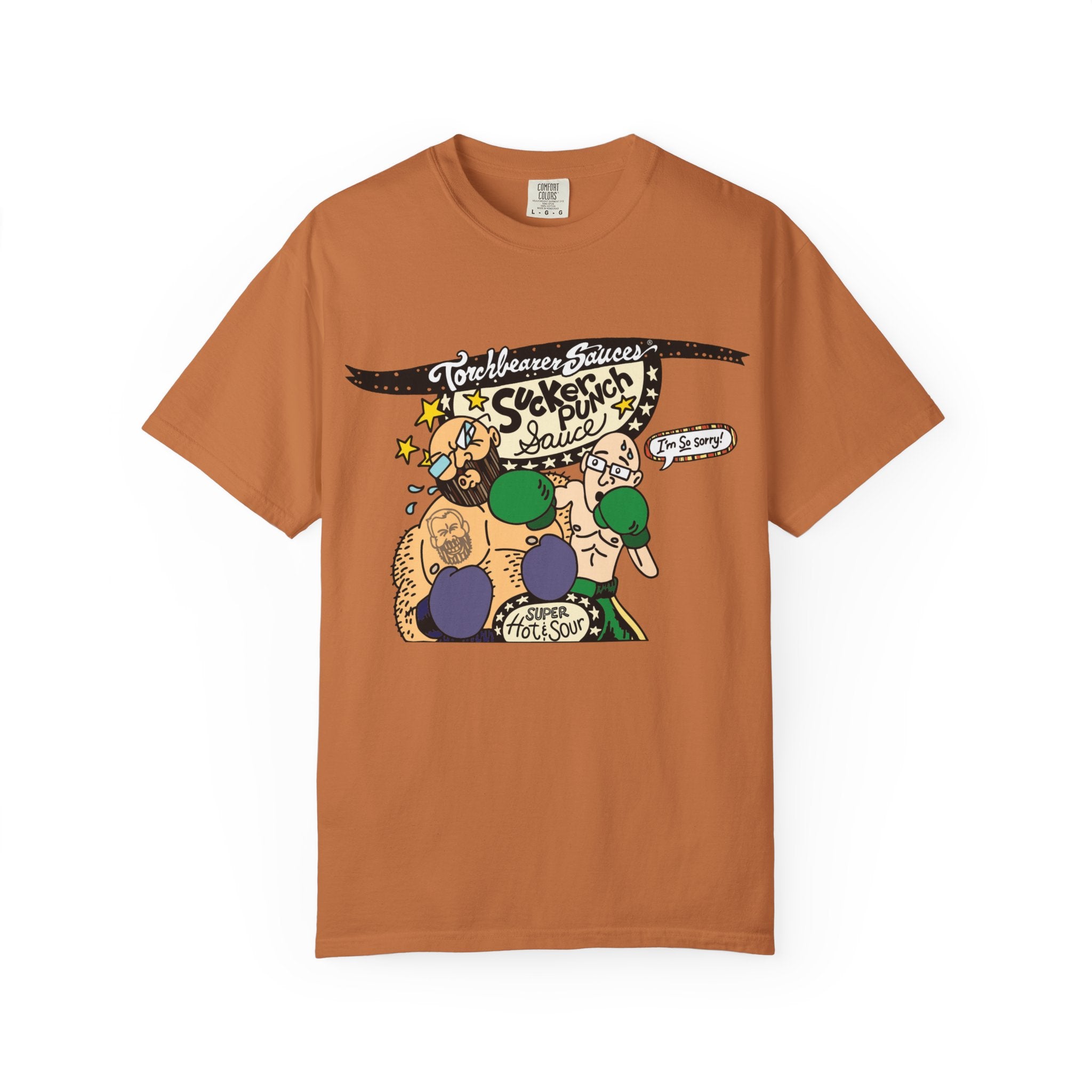 torchbearer-sucker-punch-t-shirt-coton-rouge-unisexe image 5
