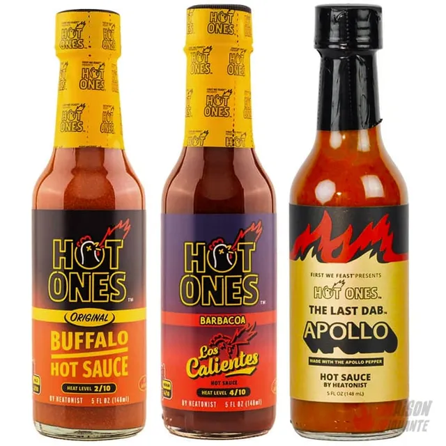 hot-ones-trio-usa-coffret-3-sauces-piquantes-3x148ml image 1