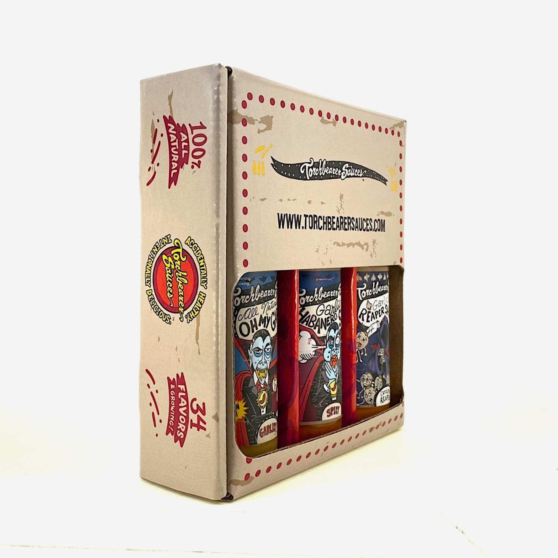 torchbearer-garlic-trio-coffret-3-sauces-ail-5-oz-piquant image 2
