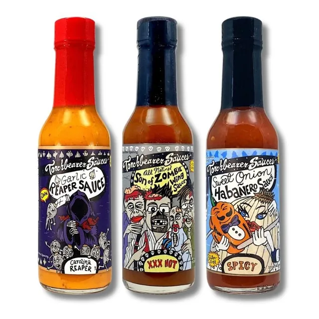 torchbearer-sweet-son-of-garlic-coffret-3-sauces-ail image 1