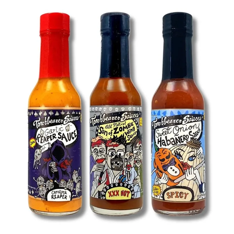 torchbearer-sweet-son-of-garlic-coffret-3-sauces-ail image 1