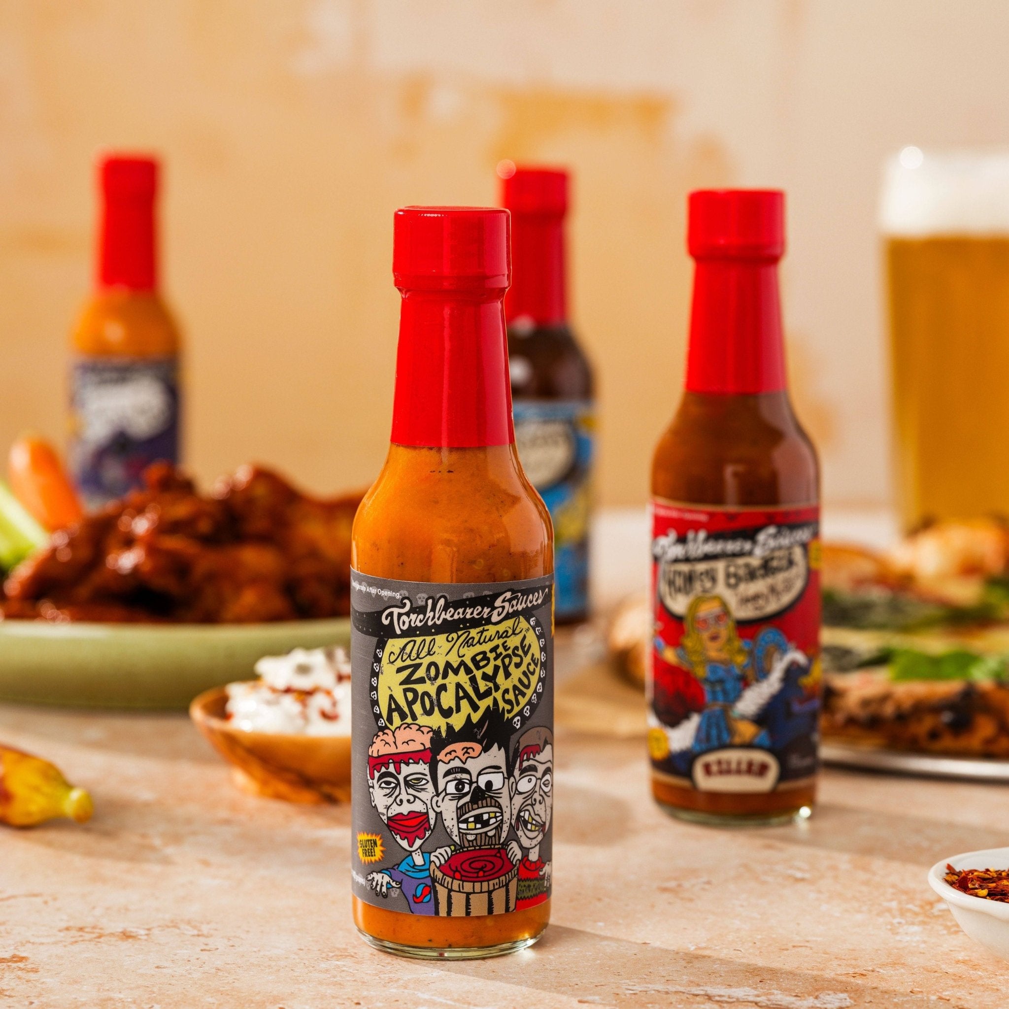 torchbearer-zombie-apocalypse-sauce-piquante-ghost-pepper-5oz image 4