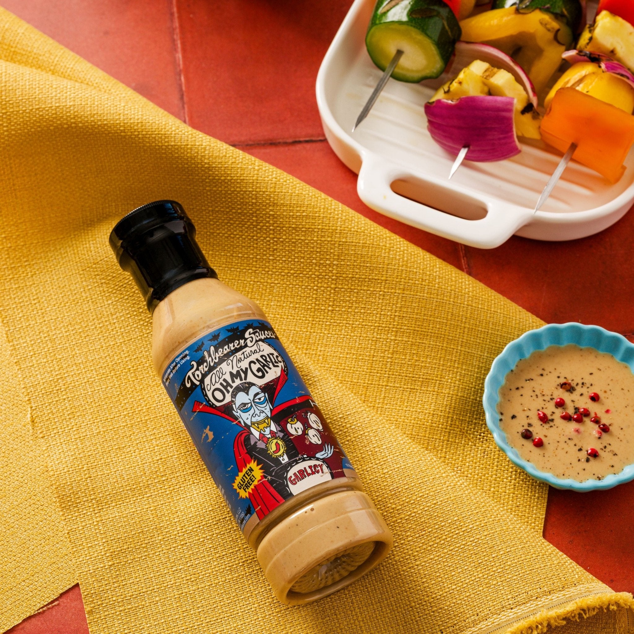 torchbearer-oh-my-garlic-sauce-ail-cr-meuse-a-oli-vegan-355ml image 2