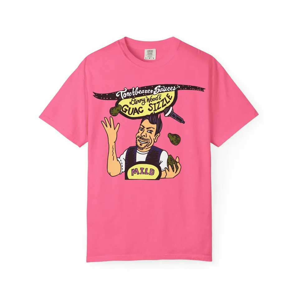 torchbearer-guac-sizzle-t-shirt-coton-noir-unisexe image 1