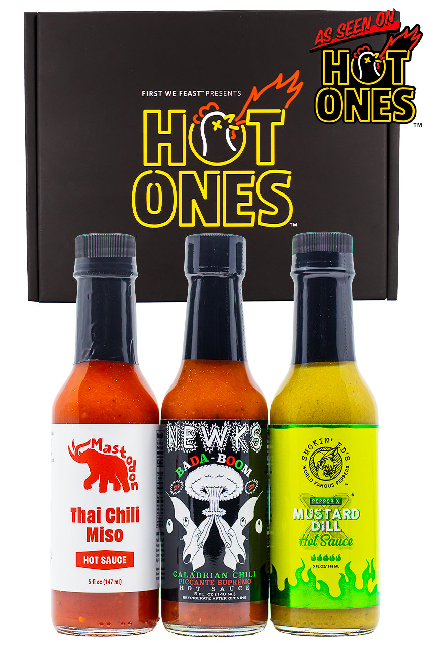 hot-ones-heat-pack-season-31-coffret-3-sauces-pepper-x image 1