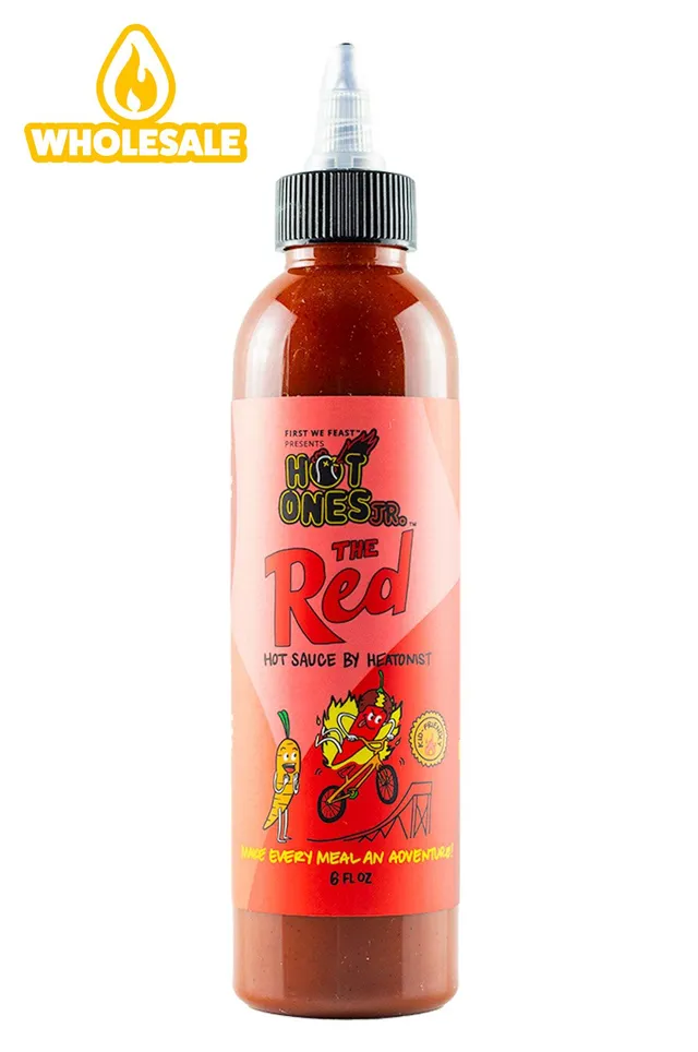 heatonist-hot-ones-jr-the-red-sauce-douce-grenade-5-oz image 1