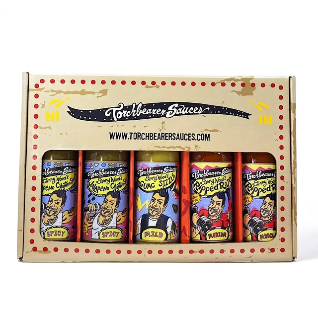 torchbearer-danny-wood-s-5-pack-sauce-piquante-coffret-5-jalape-o image 1