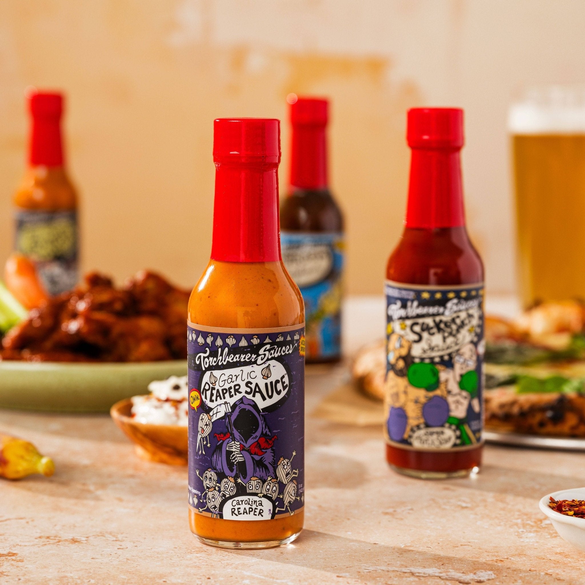 torchbearer-garlic-reaper-sauce-piquante-ail-carolina-reaper image 8