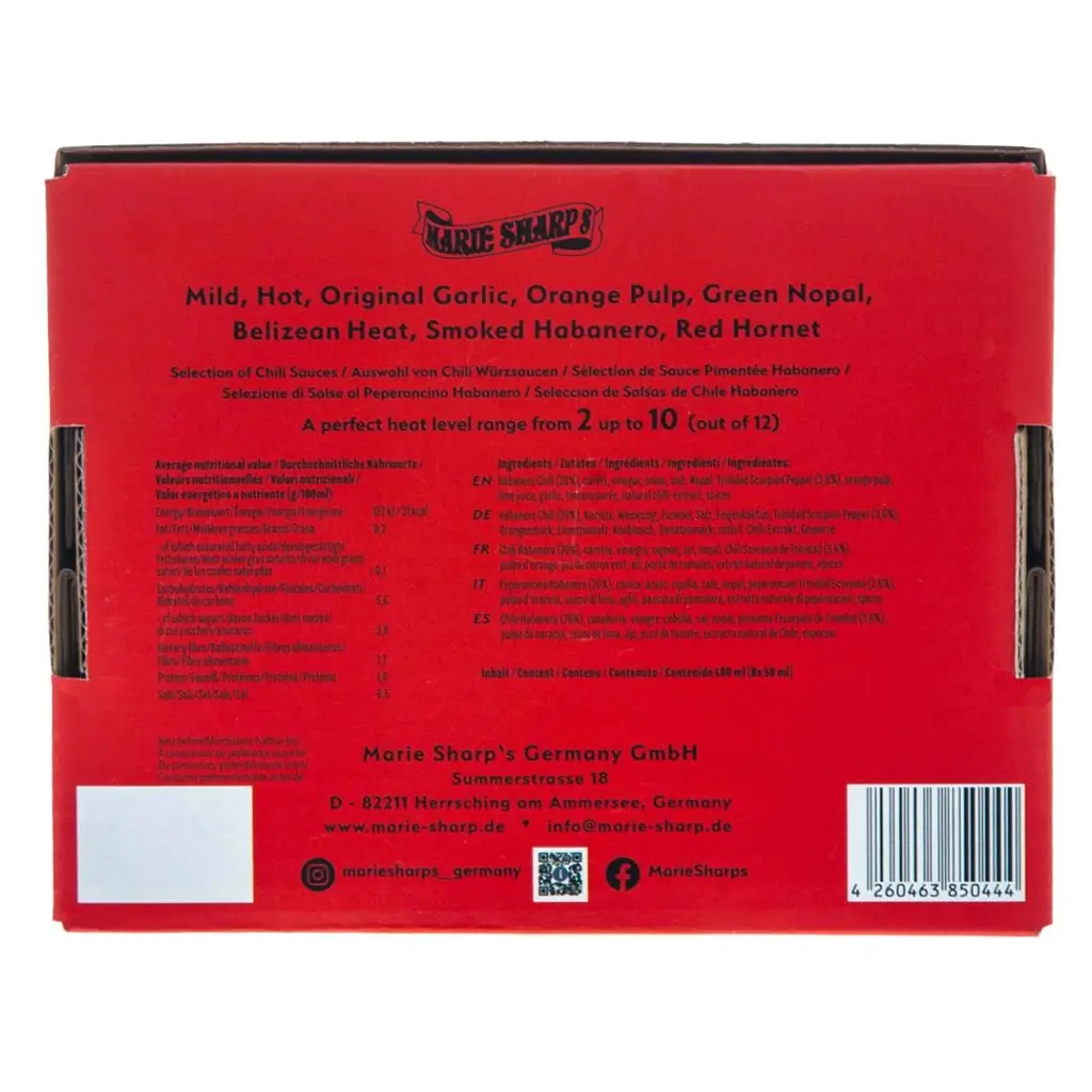 marie-sharp-s-hot-box-coffret-8-sauces-habanero-50-ml image 4
