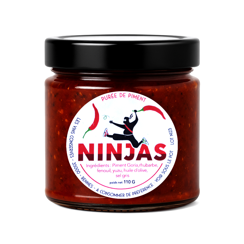 ninjas-goria-yuzu-pur-e-de-piment-artisanale-110g image 1