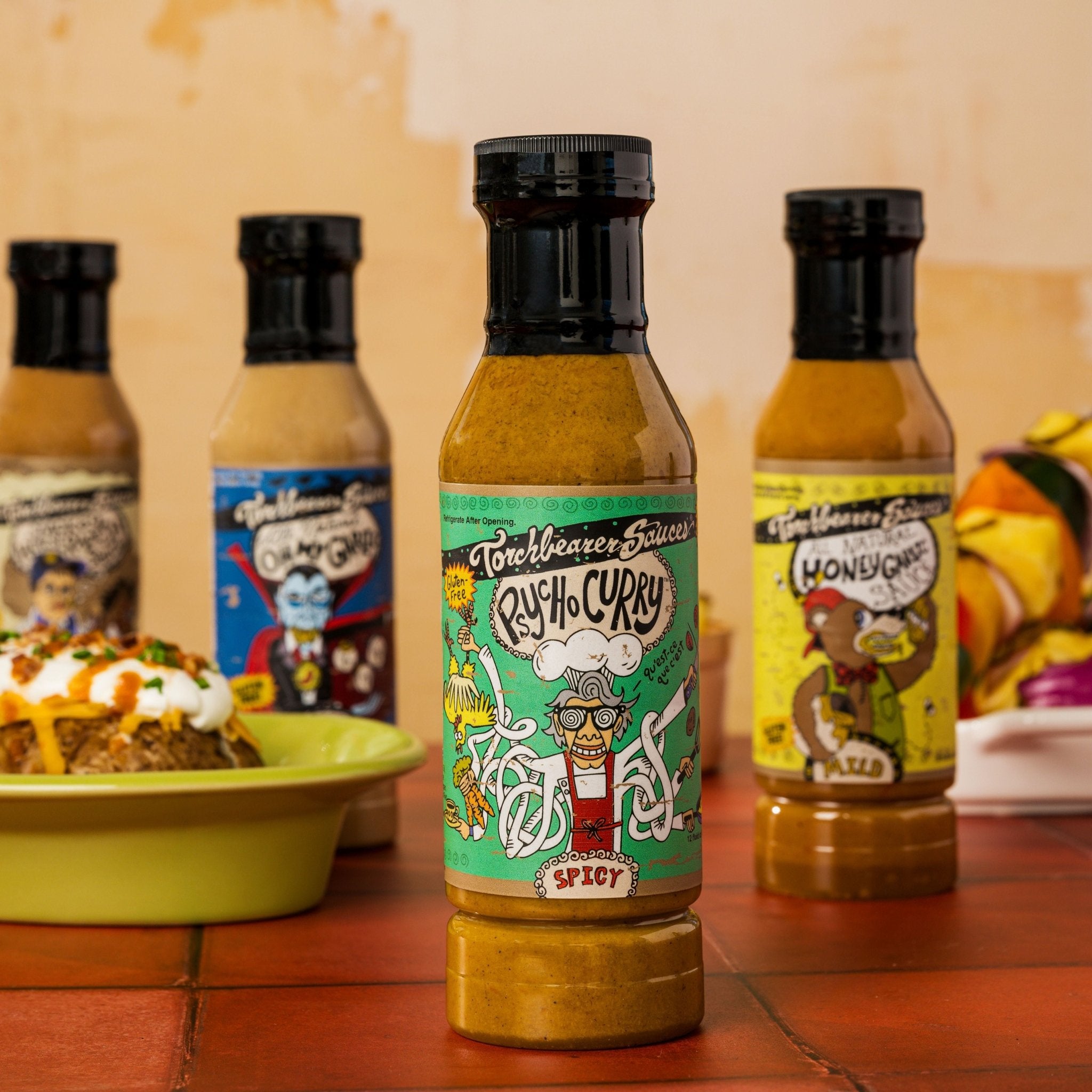 torchbearer-psycho-curry-sauce-ail-curry-indien-12oz image 2