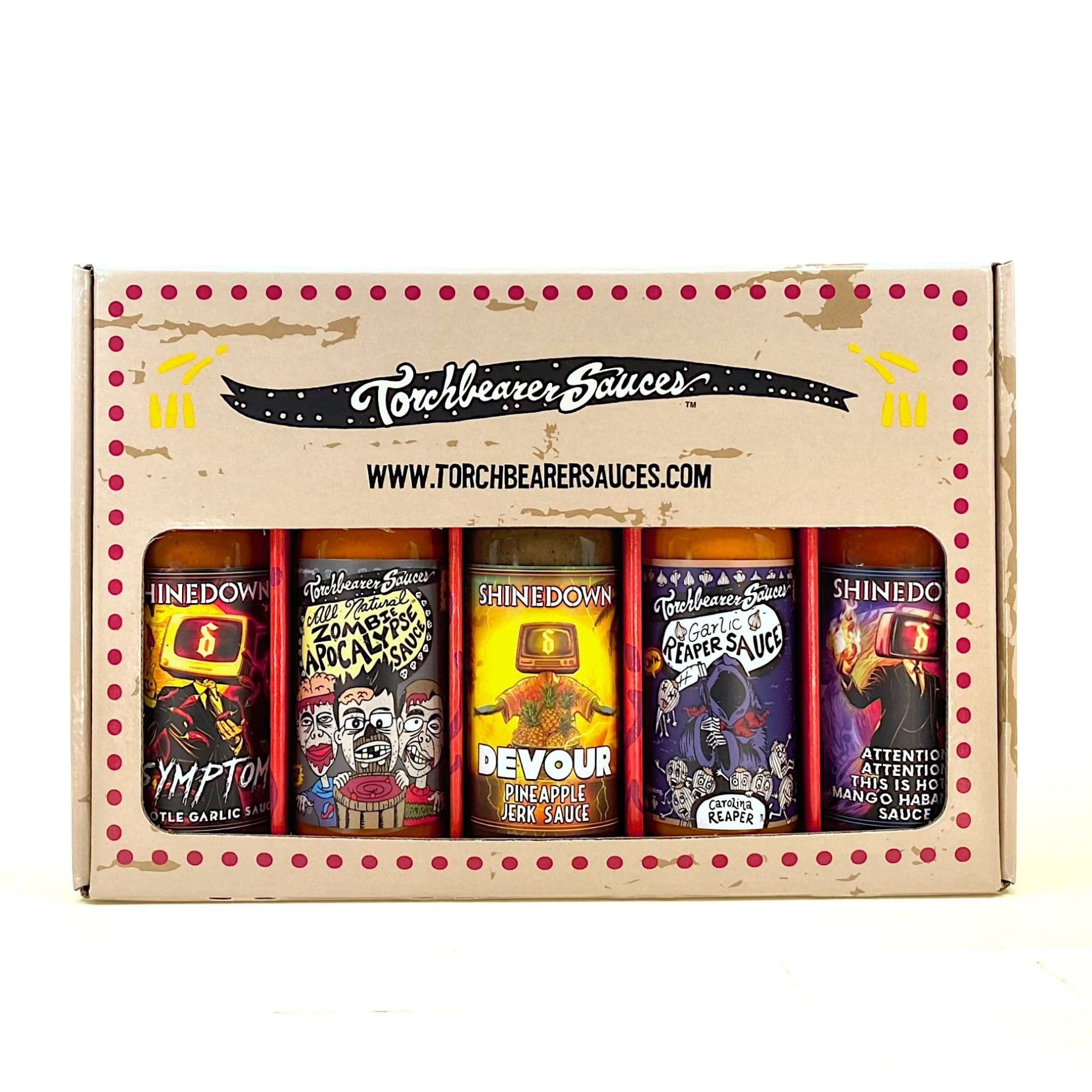 torchbearer-shinedown-super-hot-sauce-piquante-pack-5-forte image 1