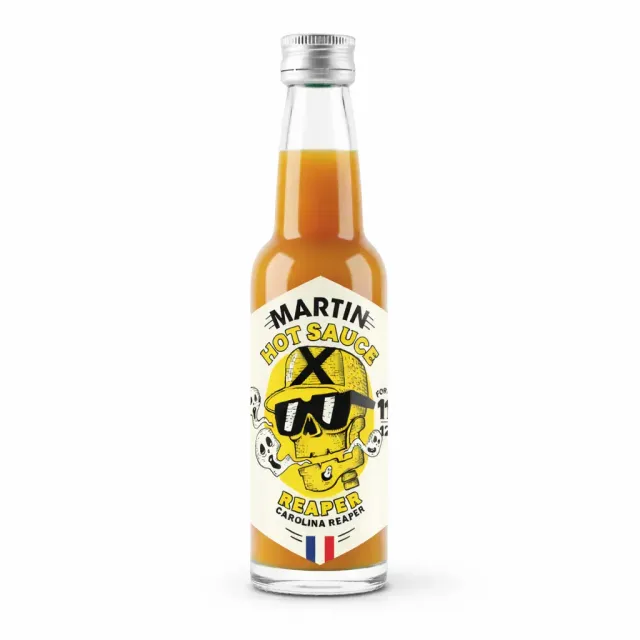 martin-carolina-reaper-jaune-sauce-piquante-800-000-shu image 1