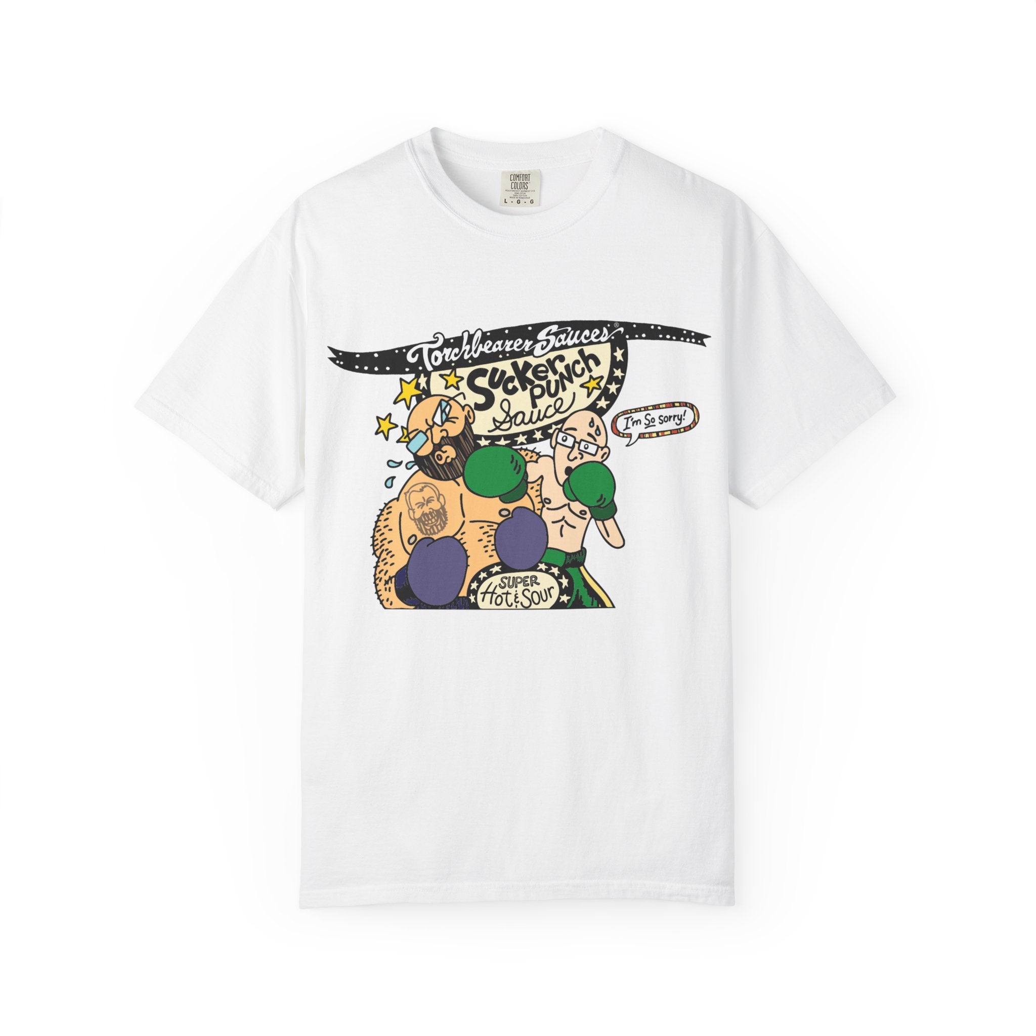 torchbearer-sucker-punch-t-shirt-coton-rouge-unisexe image 3