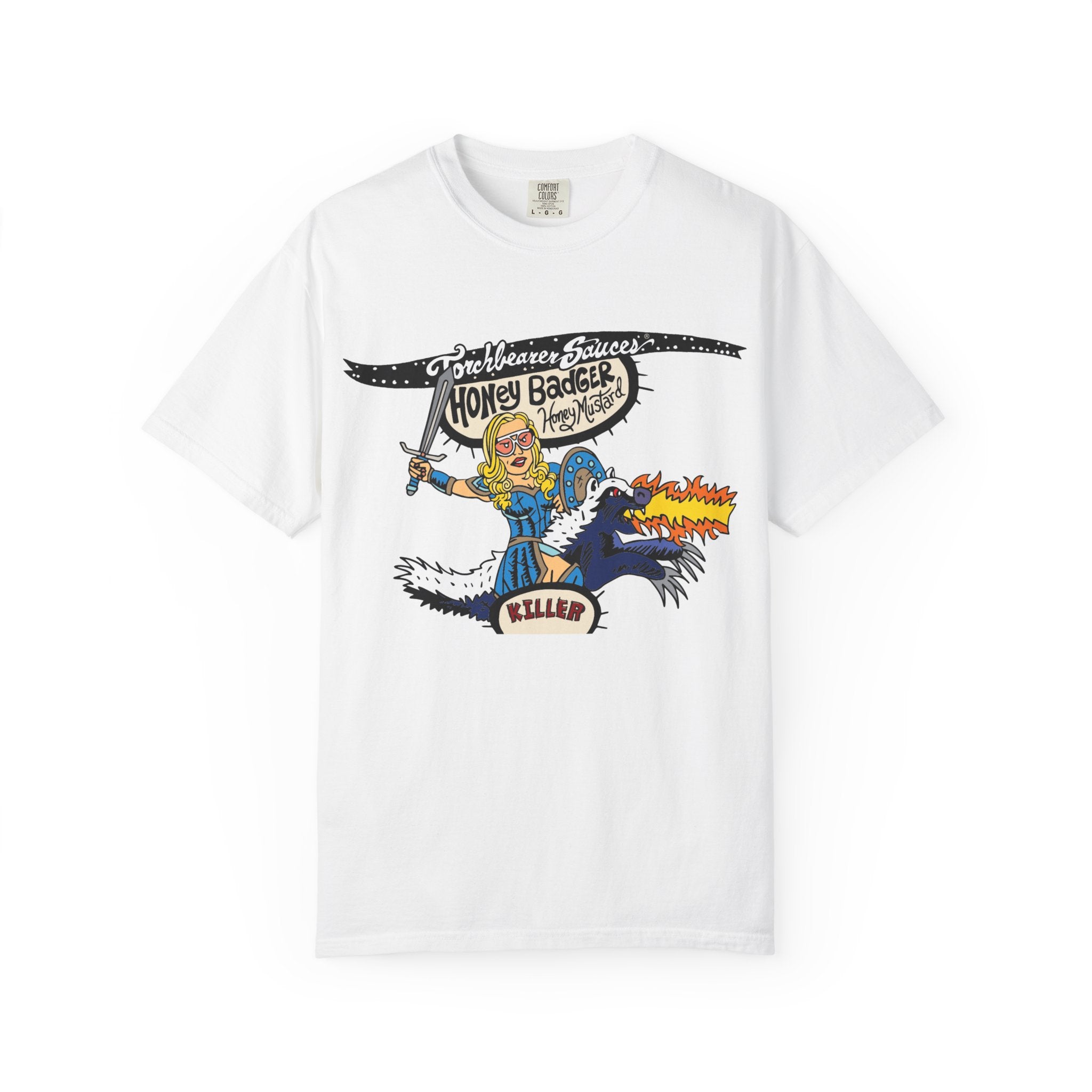 torchbearer-honey-badger-t-shirt-coton-unisexe-graphique image 4