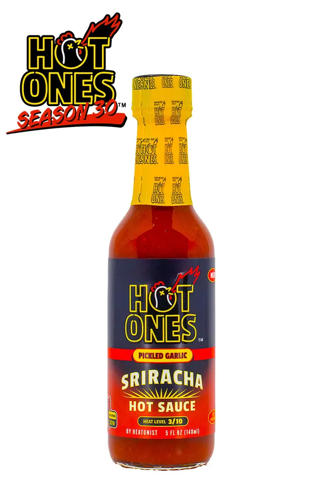 hot-ones-pickled-garlic-sriracha-sauce-ail-jalape-o-lime image 1