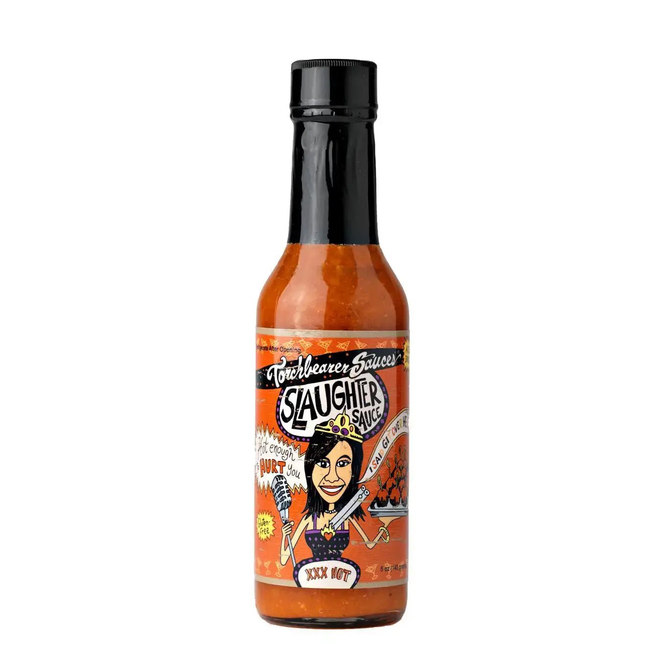 torchbearer-slaughter-sauce-piquante-habanero-fruit-5oz image 8
