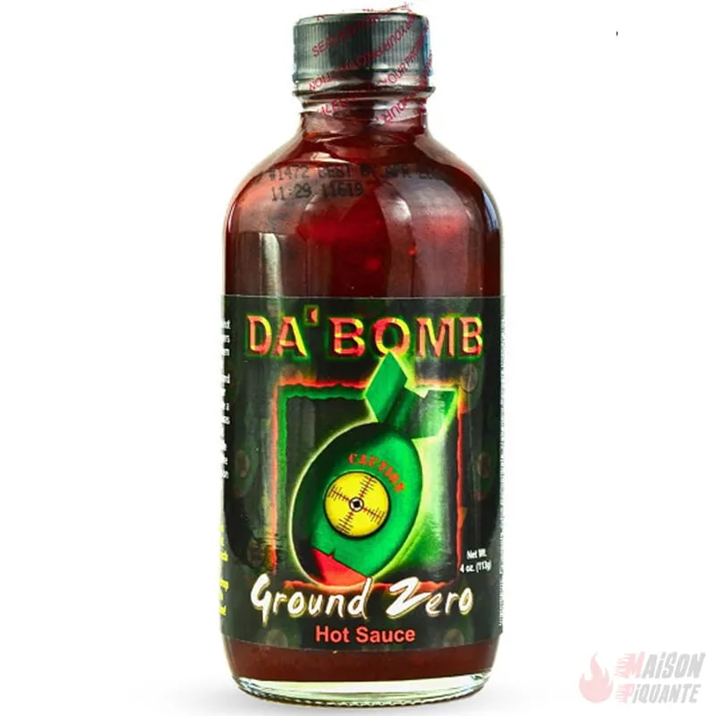 da-bomb-ground-zero-sauce-piquante-ananas-habanero-113-g image 1