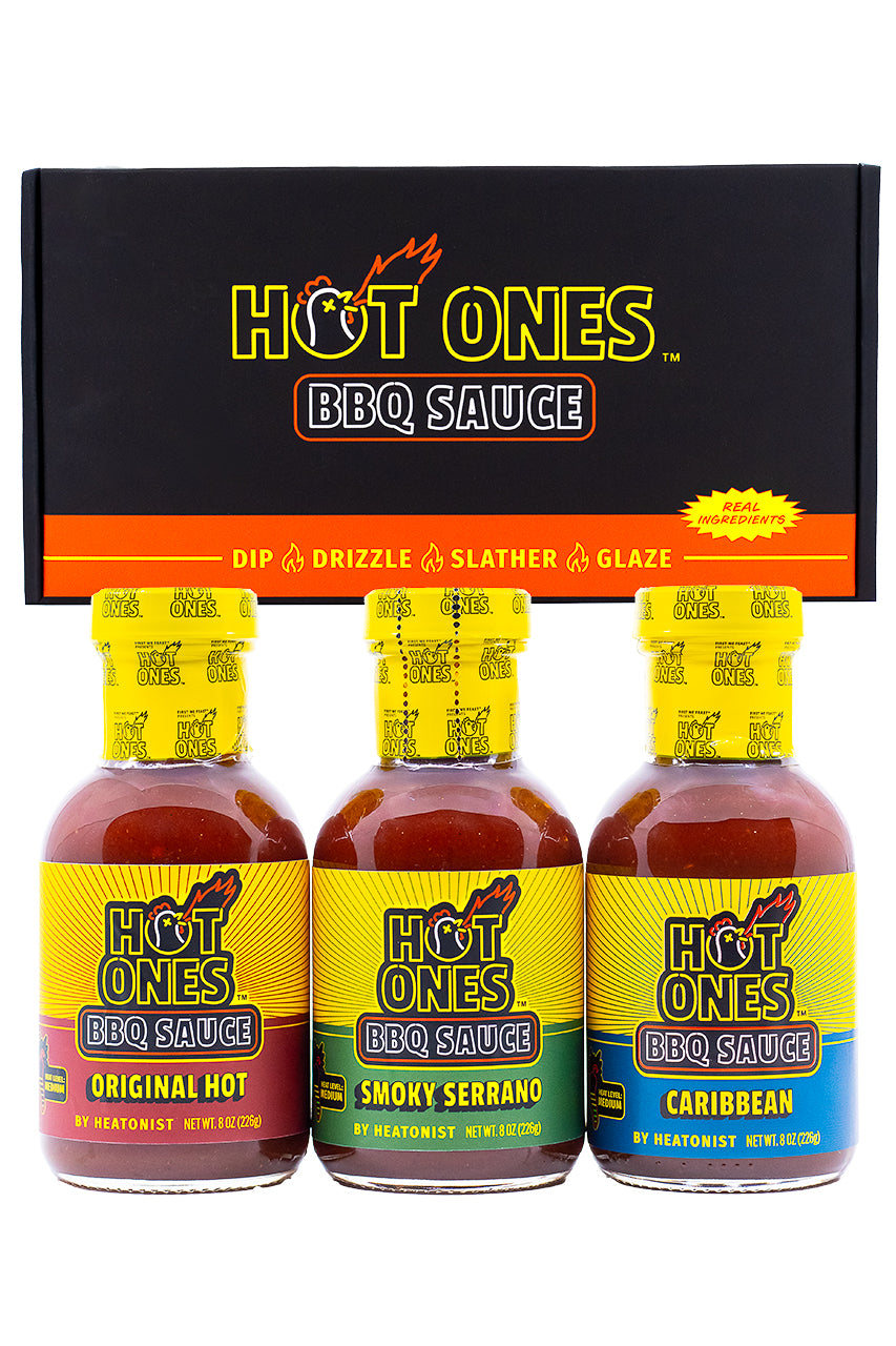 heatonist-hot-ones-bbq-trio-sauce-barbecue-3-pack-fum image 1