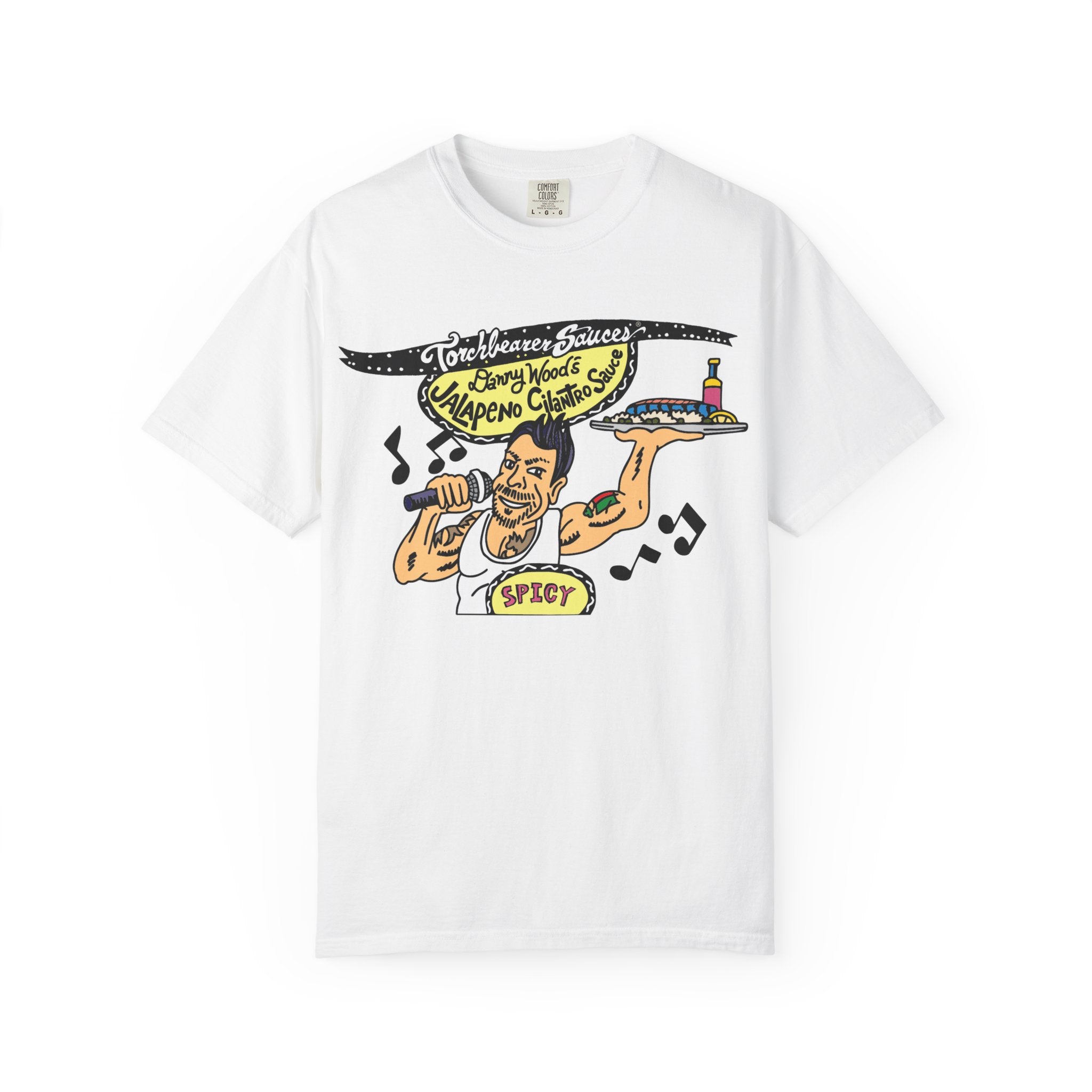 torchbearer-danny-wood-jalapeno-cilantro-t-shirt-noir-l image 3