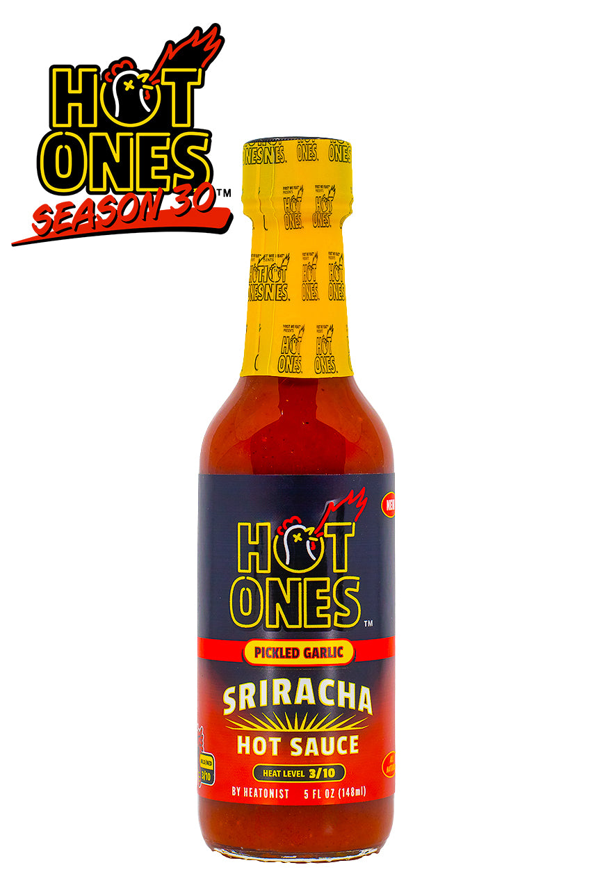 hot-ones-pickled-garlic-sriracha-sauce-ail-jalape-o-lime image 1