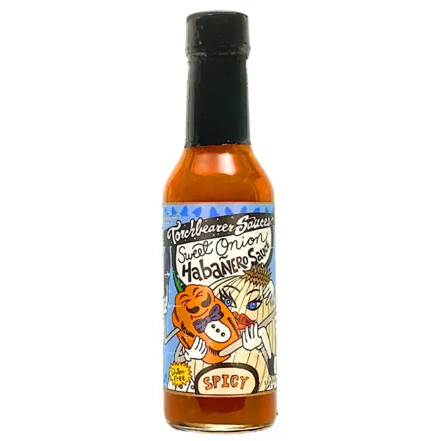 torchbearer-sweet-onion-habanero-sauce-piquante-148-ml-oignon image 1