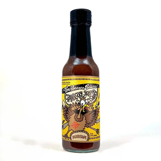 torchbearer-cranberry-jalape-o-sauce-canneberge-douce-5oz-fruit-e image 1