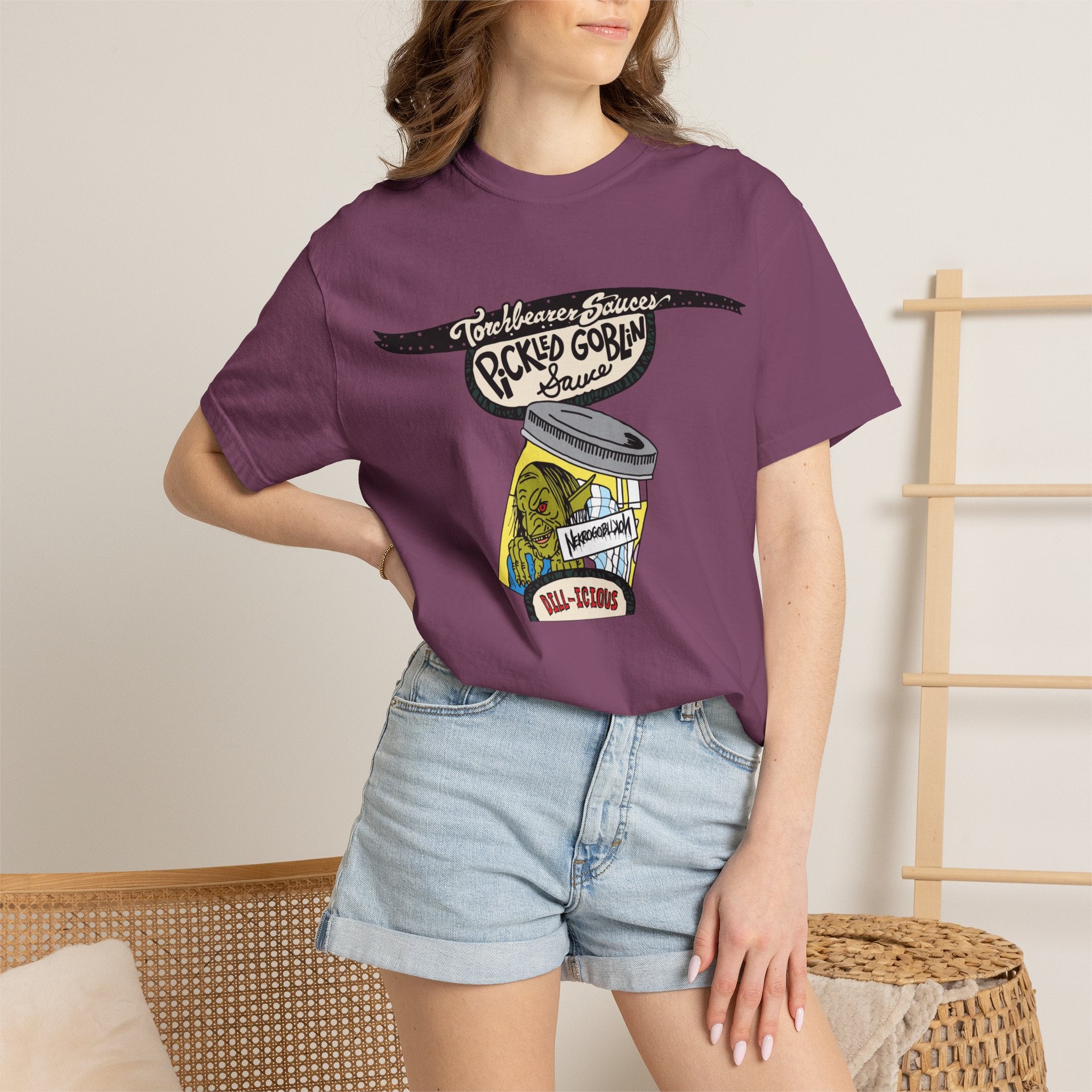 torchbearer-pickled-goblin-t-shirt-noir-coton-s-4xl image 2