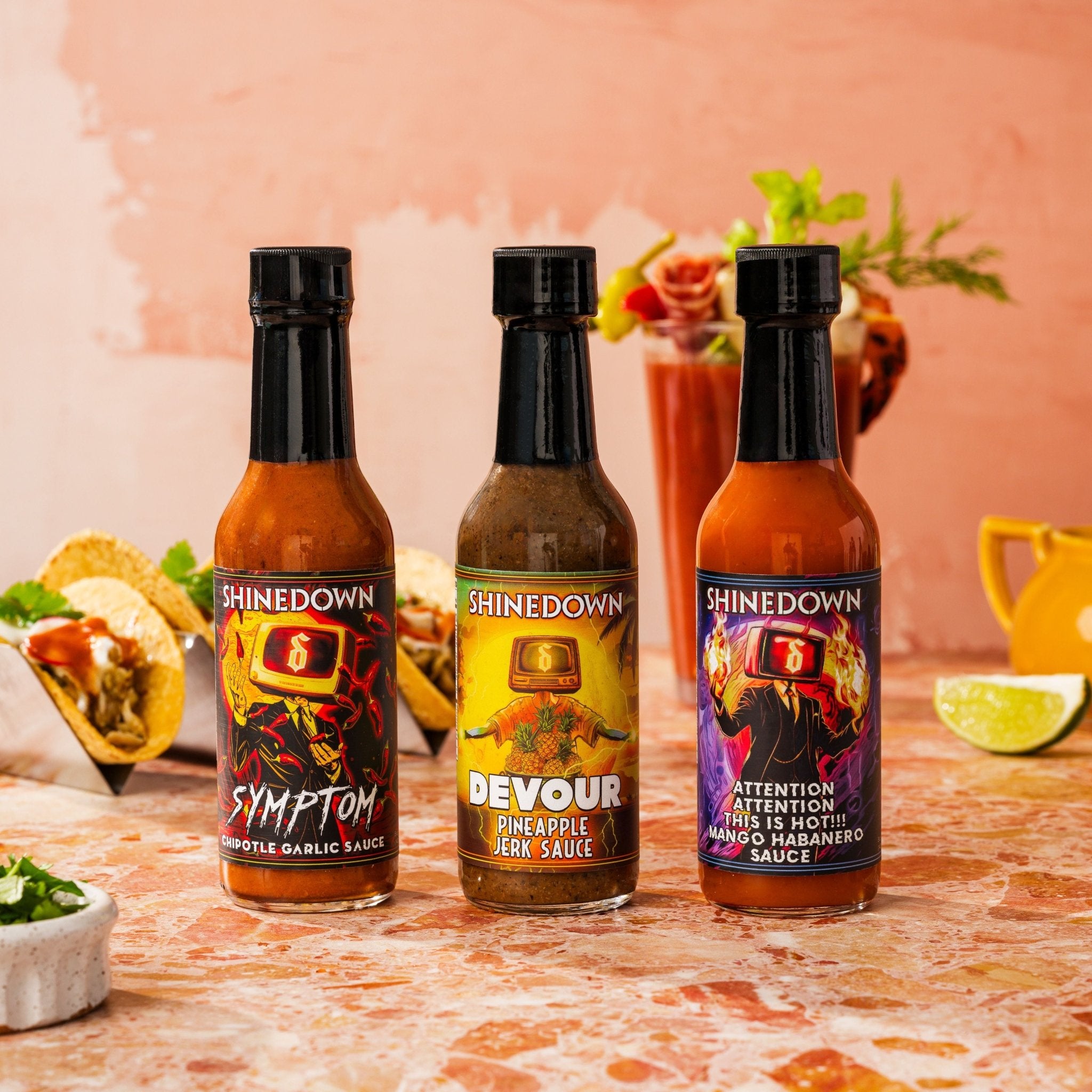 torchbearer-taste-of-madness-3-pack-sauces-piquantes-jerk-mangue image 2