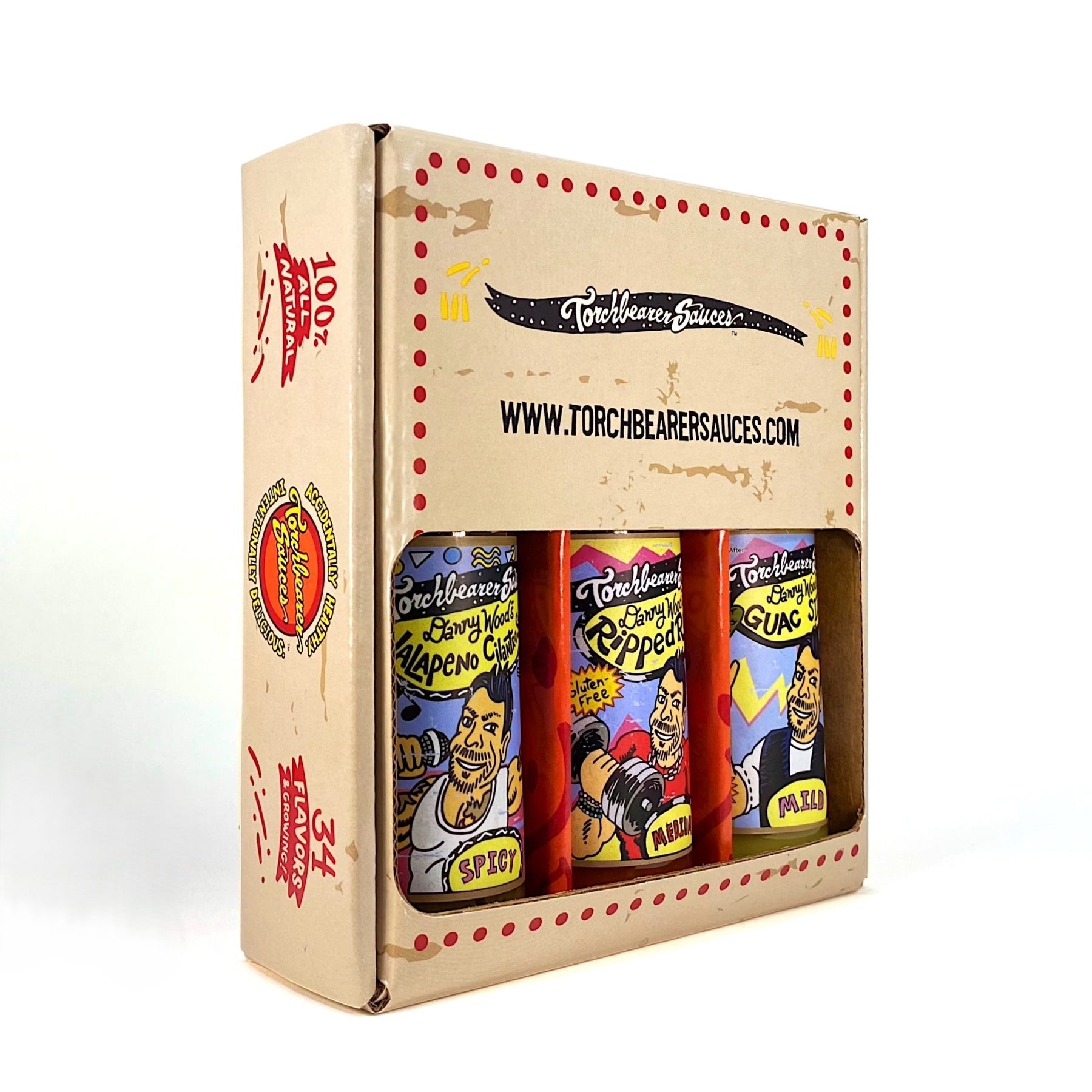 torchbearer-danny-wood-coffret-3-sauces-piquantes-assortiment image 3